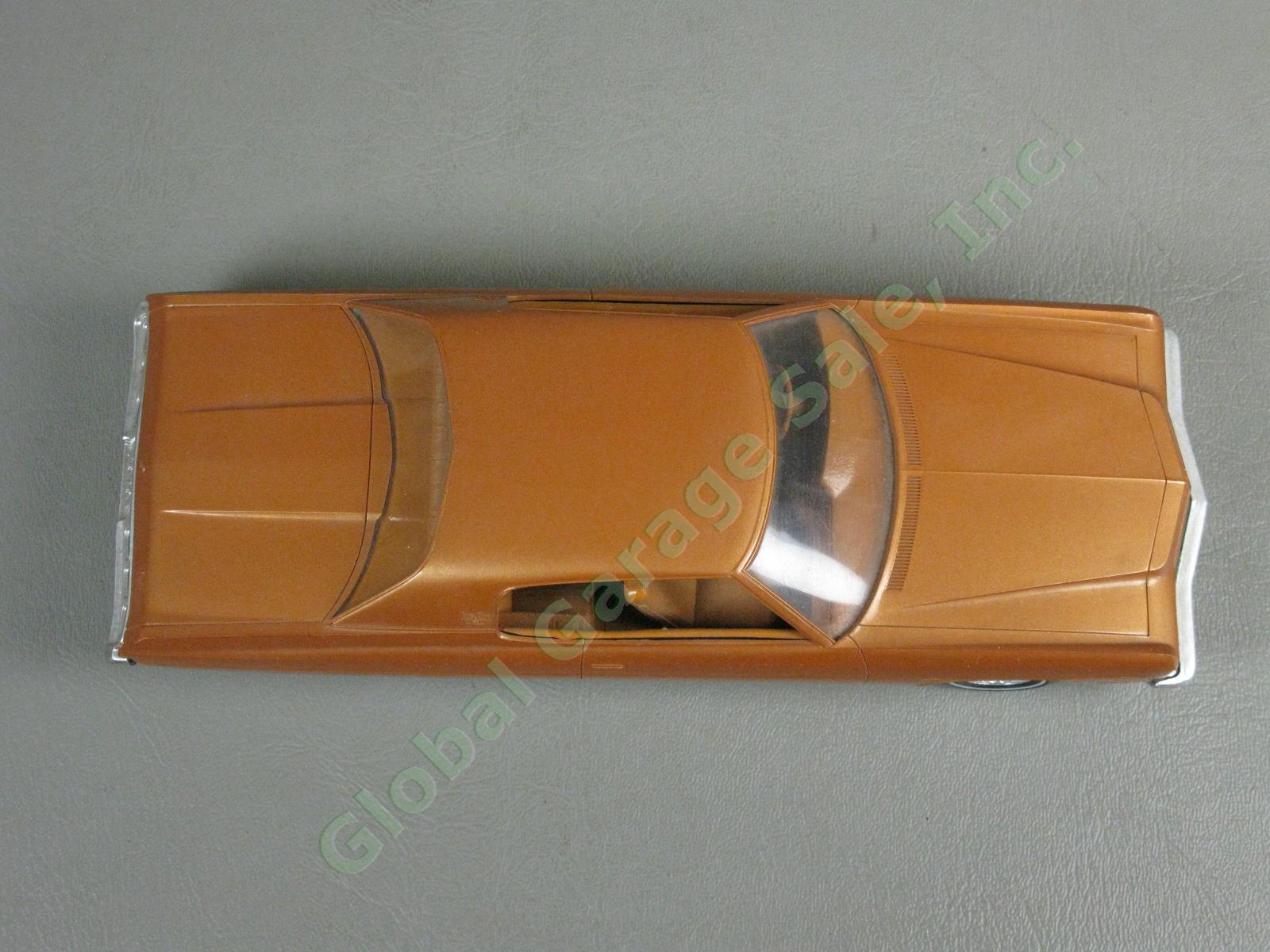 VTG 1973 Chevrolet Caprice Classic Medium Orange Plastic Dealer Promo Model Car 5