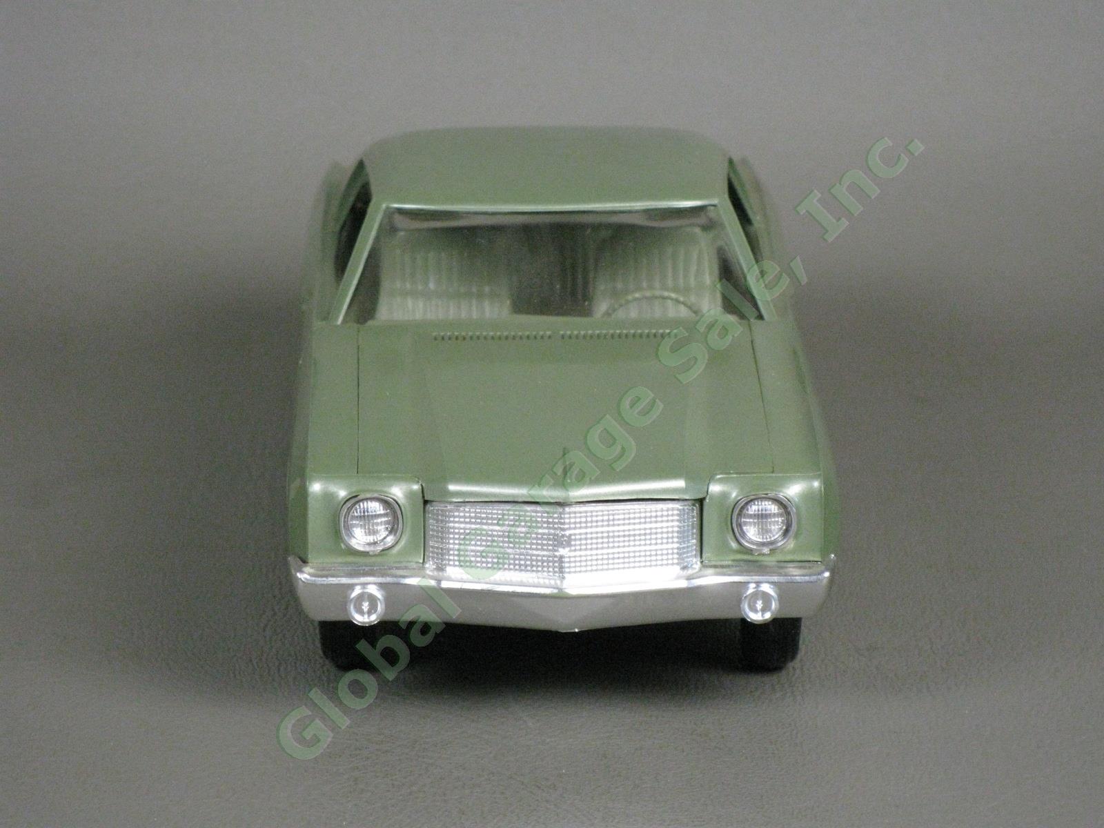 ORIGINAL 1970 Chevrolet Monte Carlo Green Metallic Plastic Dealer Promo Car NR 2