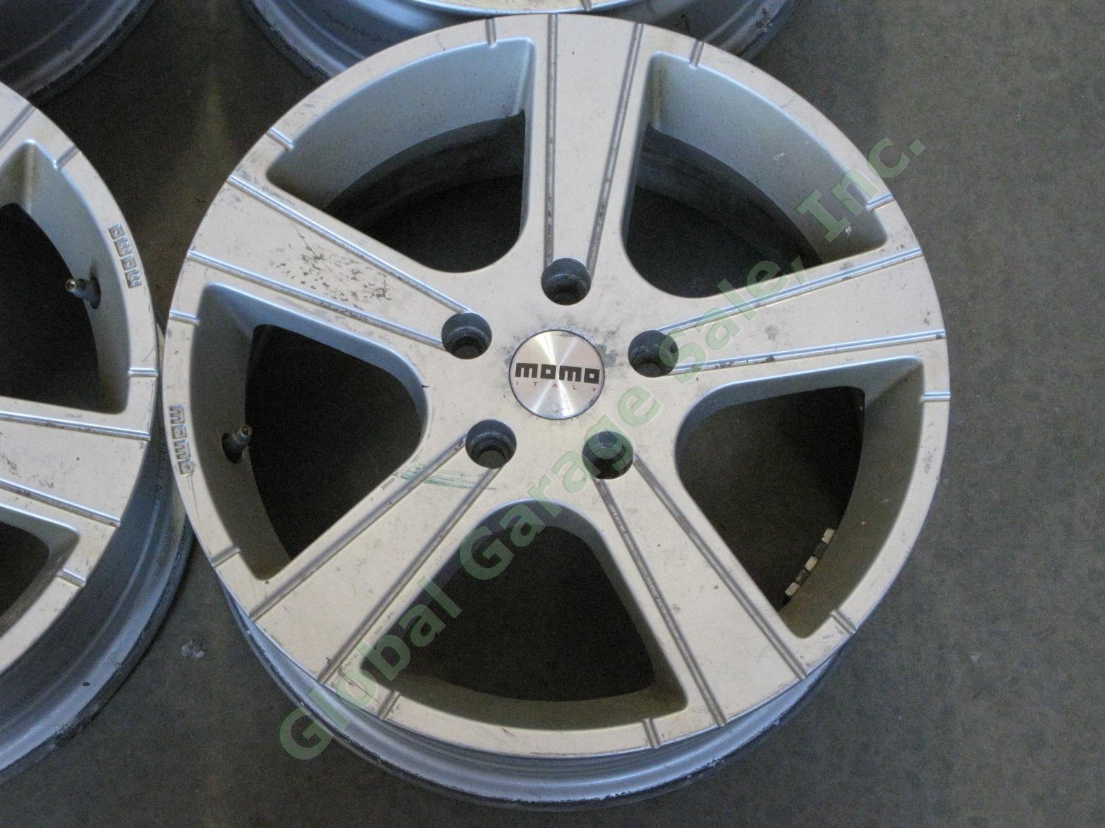4 Momo 16" Alloy Rims Wheels 5x112mm 5x4.41" 5JX16H2 w/Spacers for Audi Avant 2