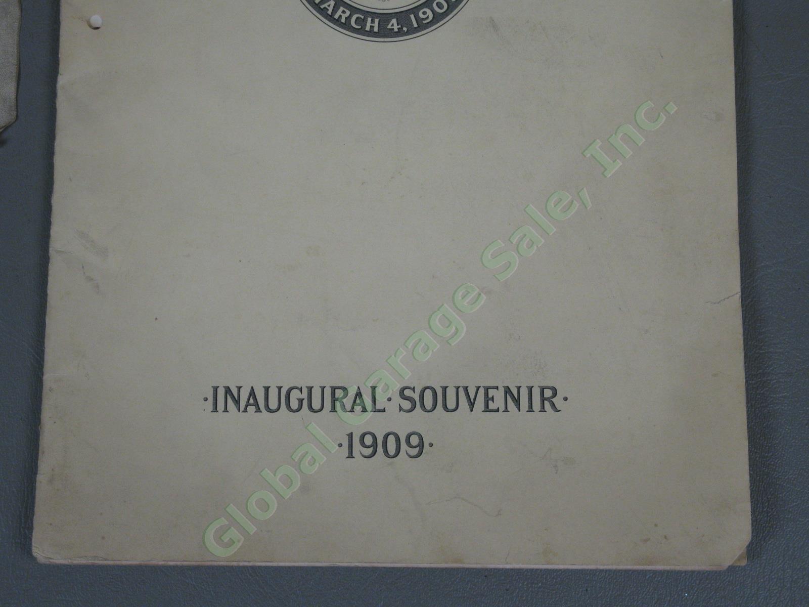 RARE Original 1909 William Howard Taft Presidential Inaugural Souvenir Program 2