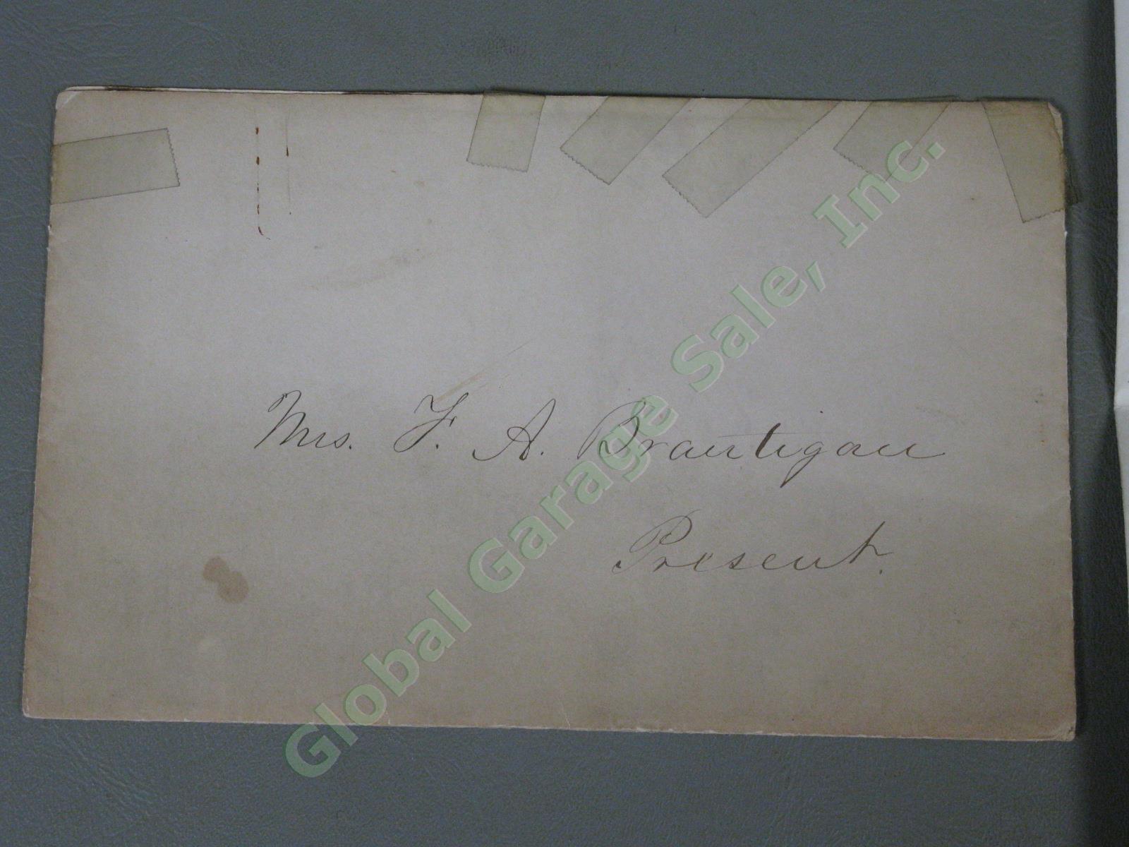 RARE 1873 Ulysses S Grant Presidential Inaugural Ball Invitation With Envelope 3