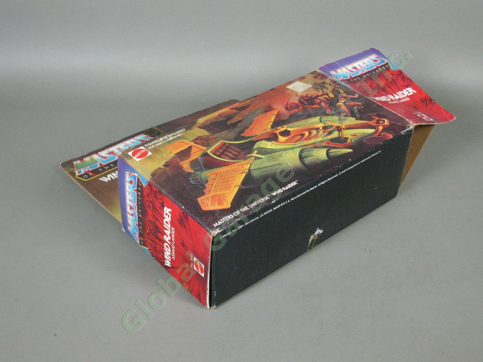 MOTU He-Man Wind Raider Assault Lander Vehicle w/Original Box + Instructions NR! 12