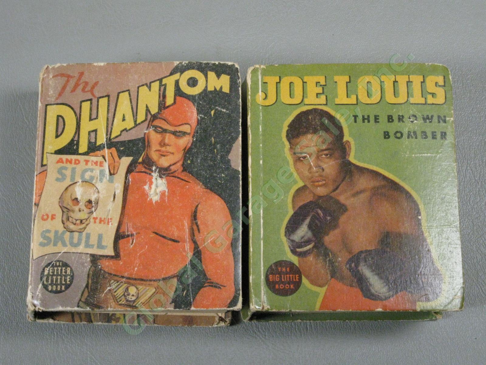 17 Big Better Little Books Lot Joe Louis Dick Tracy Buck Rogers G-Man Jaragu +NR 4