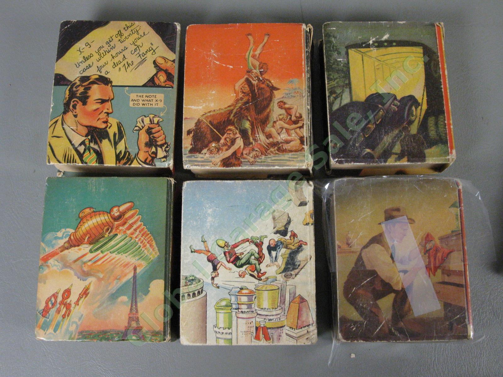 17 Big Better Little Books Lot Joe Louis Dick Tracy Buck Rogers G-Man Jaragu +NR 10