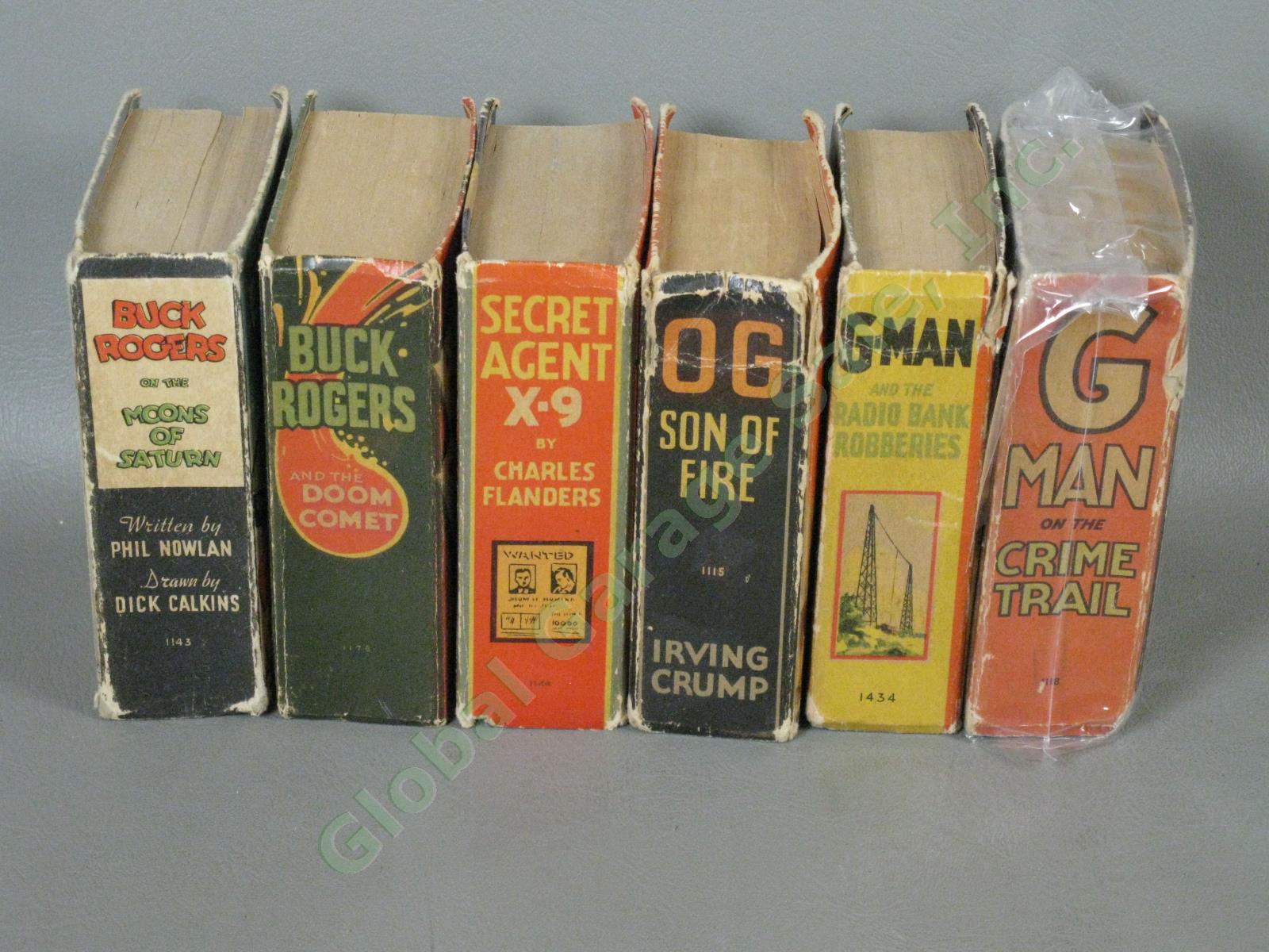 17 Big Better Little Books Lot Joe Louis Dick Tracy Buck Rogers G-Man Jaragu +NR 11