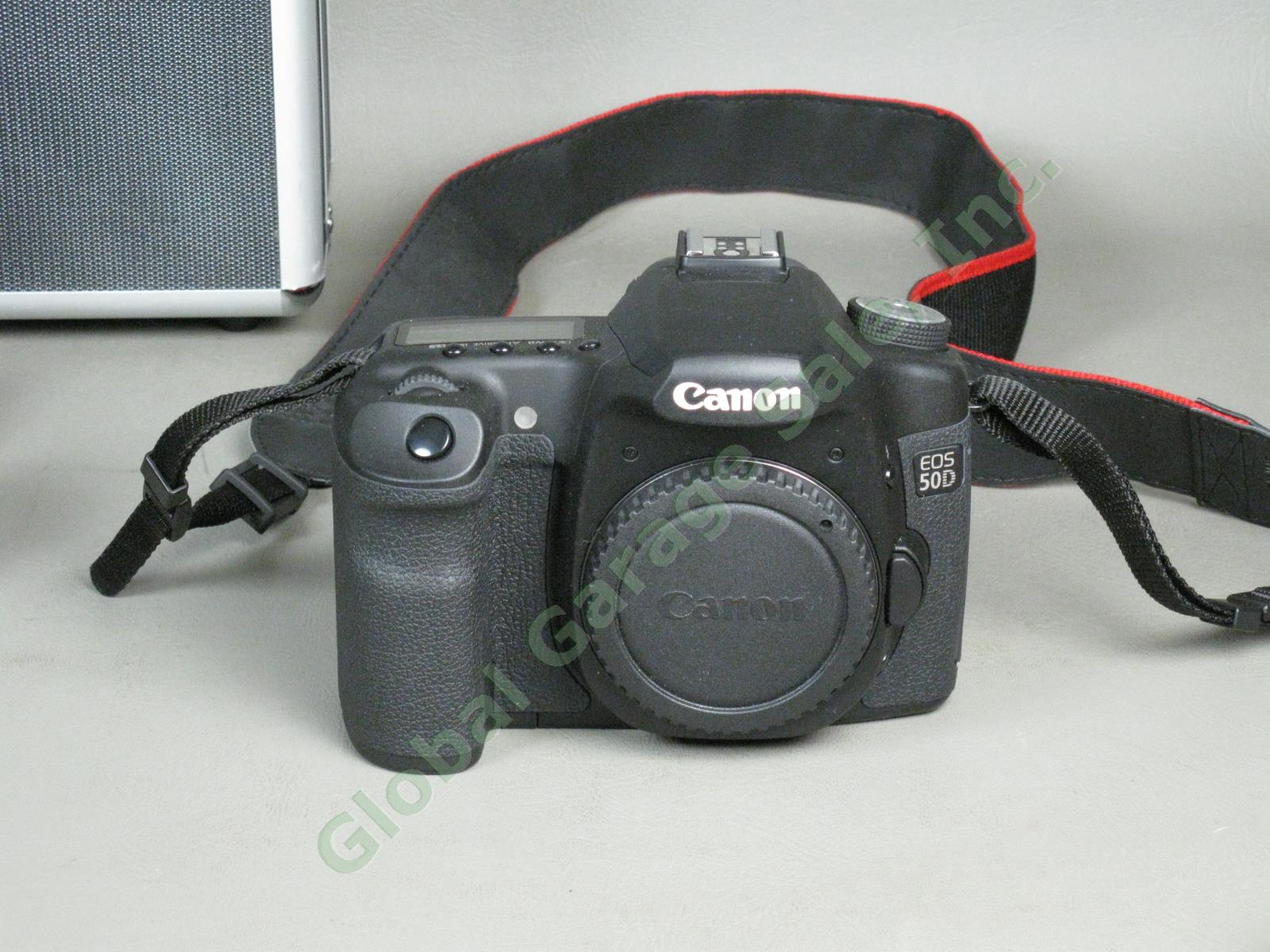 Canon EOS 50D Digital Camera Bundle EF-S 18-55mm Zoom Lens Wide Angle Macro Bag+ 1