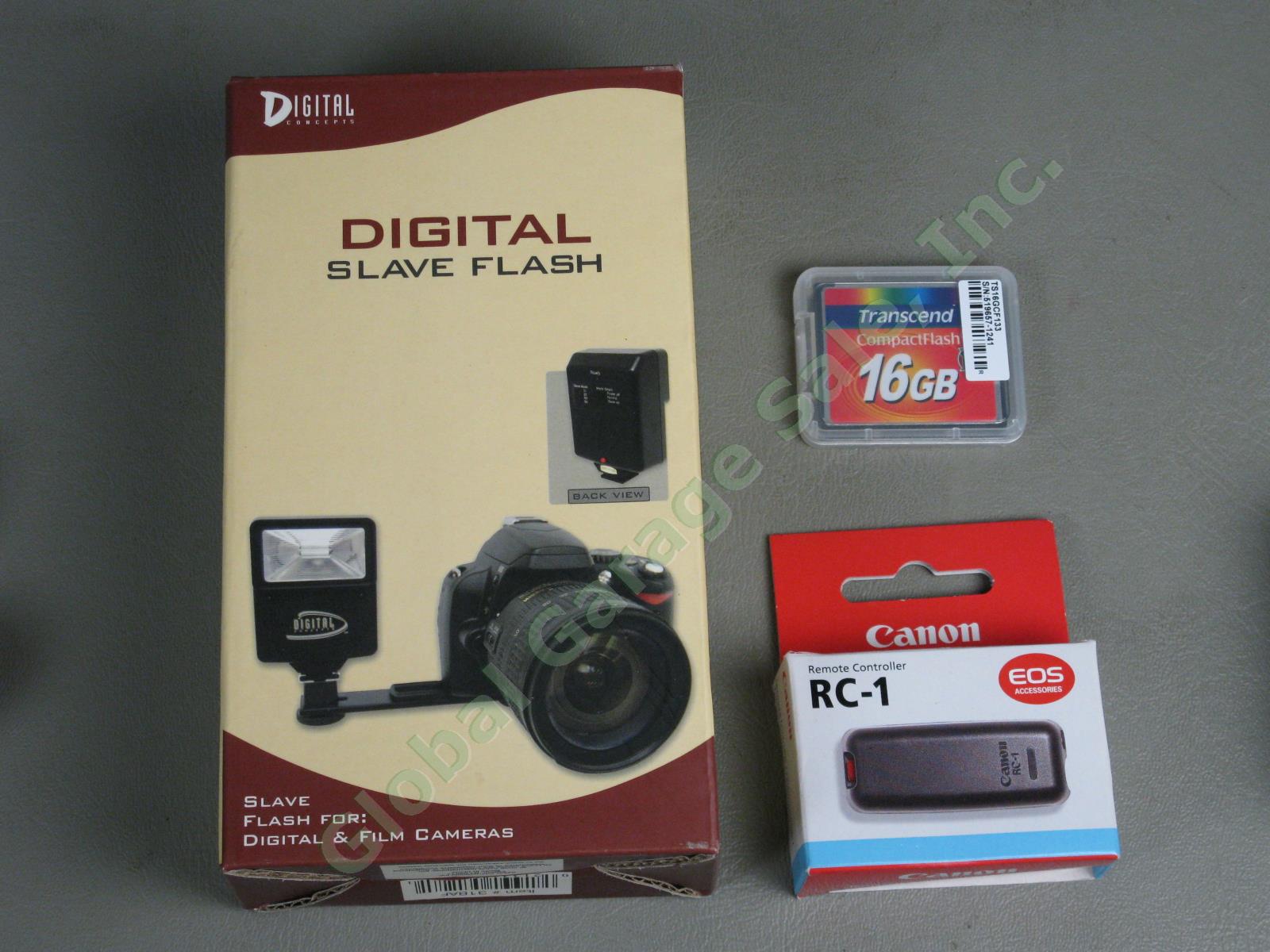 Canon EOS 50D Digital Camera Bundle EF-S 18-55mm Zoom Lens Wide Angle Macro Bag+ 7