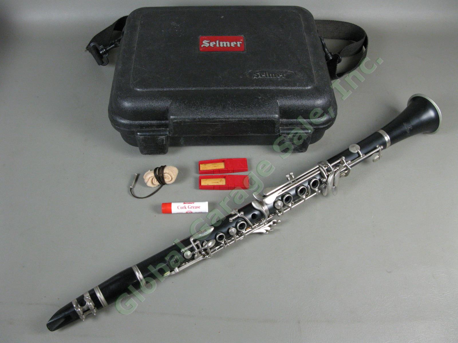 Vtg 1965 Selmer CL300 Clarinet Original Hard Case Mouthpiece Reeds Made In USA