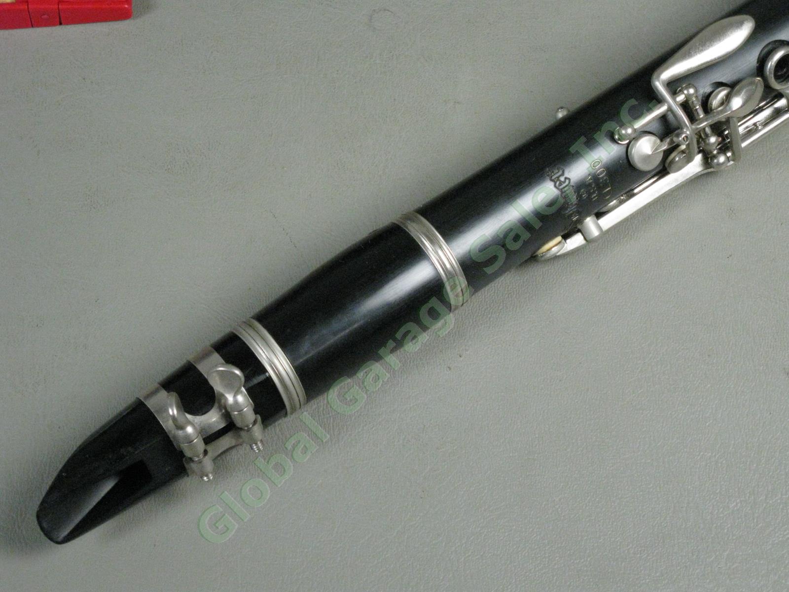 Vtg 1965 Selmer CL300 Clarinet Original Hard Case Mouthpiece Reeds Made In USA 1