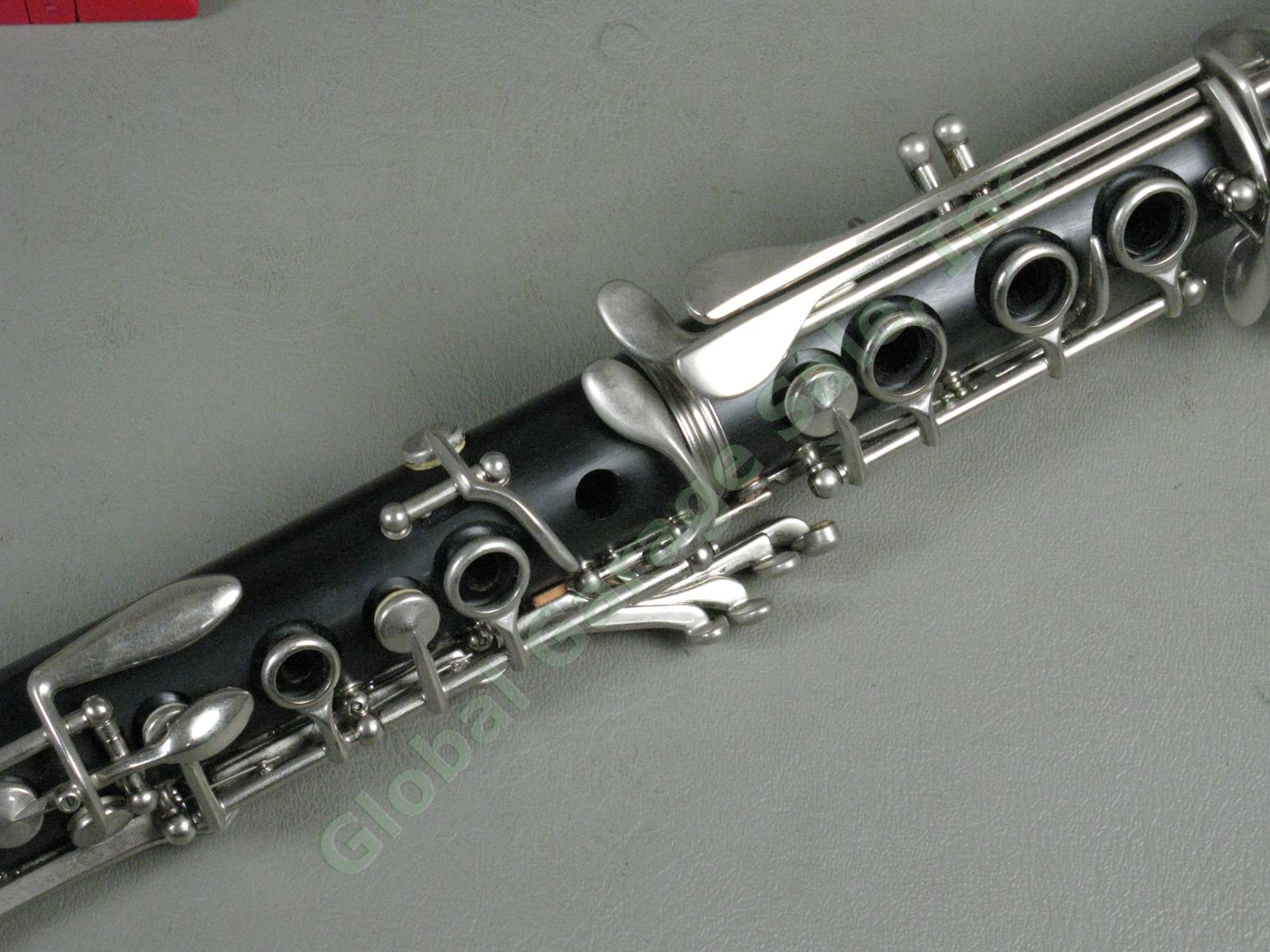 Vtg 1965 Selmer CL300 Clarinet Original Hard Case Mouthpiece Reeds Made In USA 2