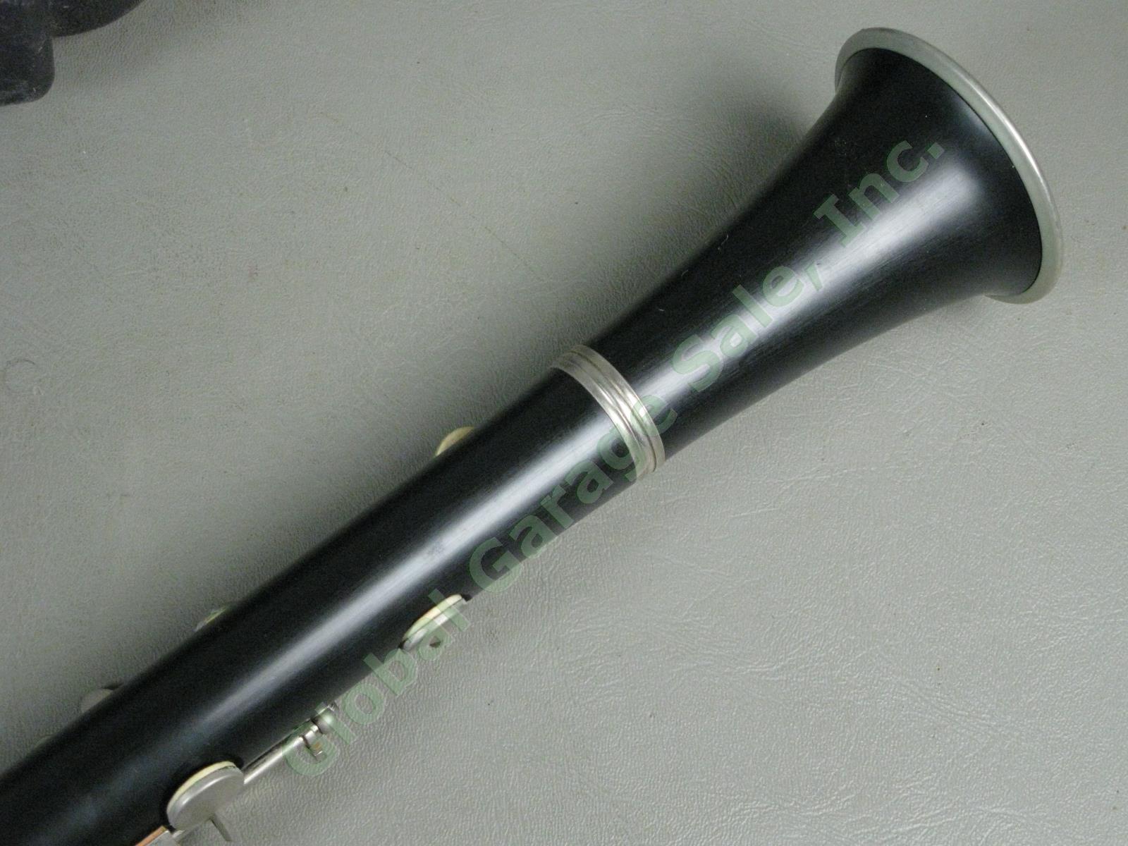 Vtg 1965 Selmer CL300 Clarinet Original Hard Case Mouthpiece Reeds Made In USA 6