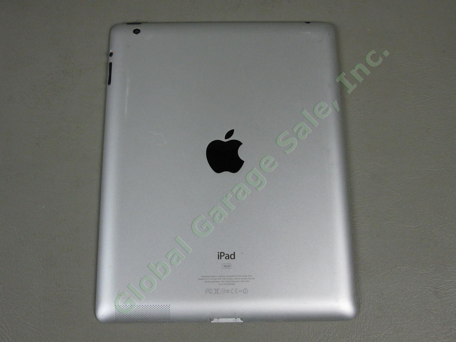 Apple iPad 3 3rd Generation A1416 16GB Wi-Fi MC705LL/A Black Works Great NR! 3