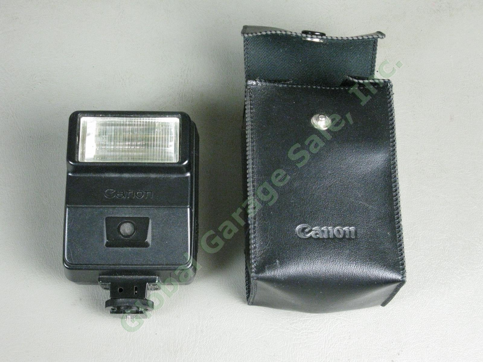 Canon A1 35mm Camera Bundle FD 50mm 1:1.8 FD 28mm 1:2.8 Vivitar 75-205mm Zoom ++ 19