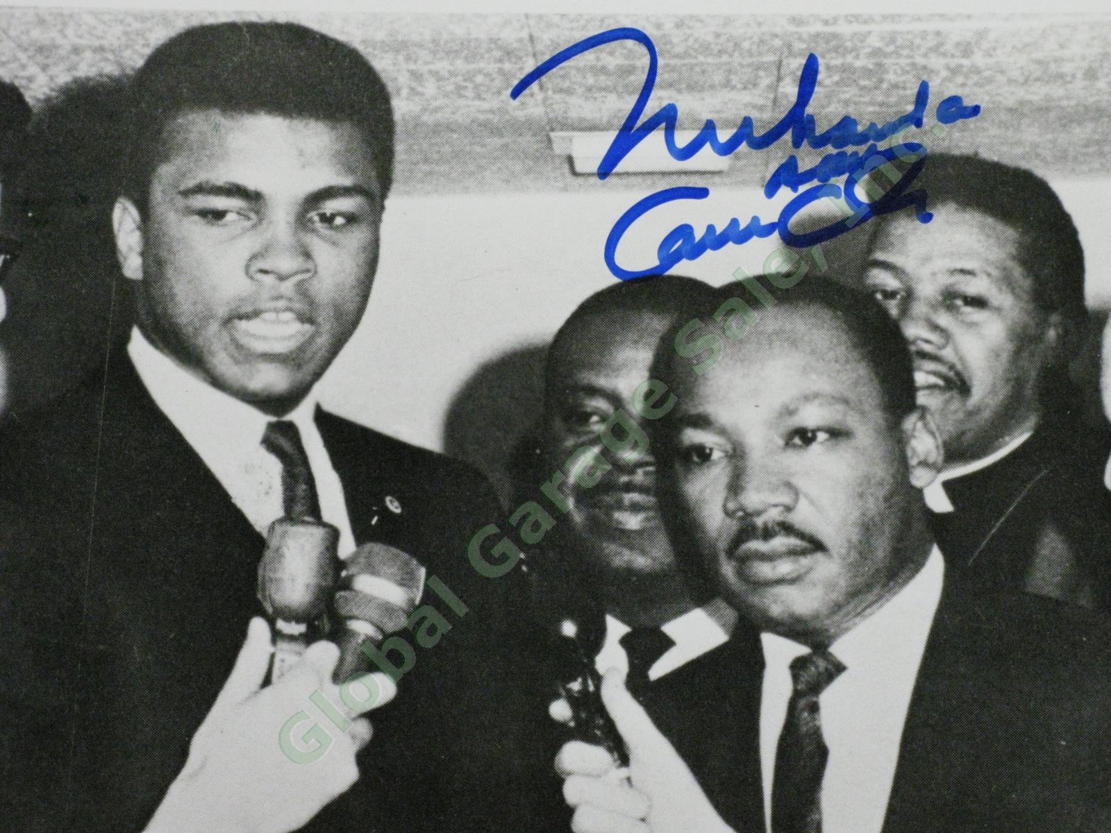 Muhammad Ali AKA Cassius Clay Signed 8"x10" Photo With Martin Luther King Jr MLK 1