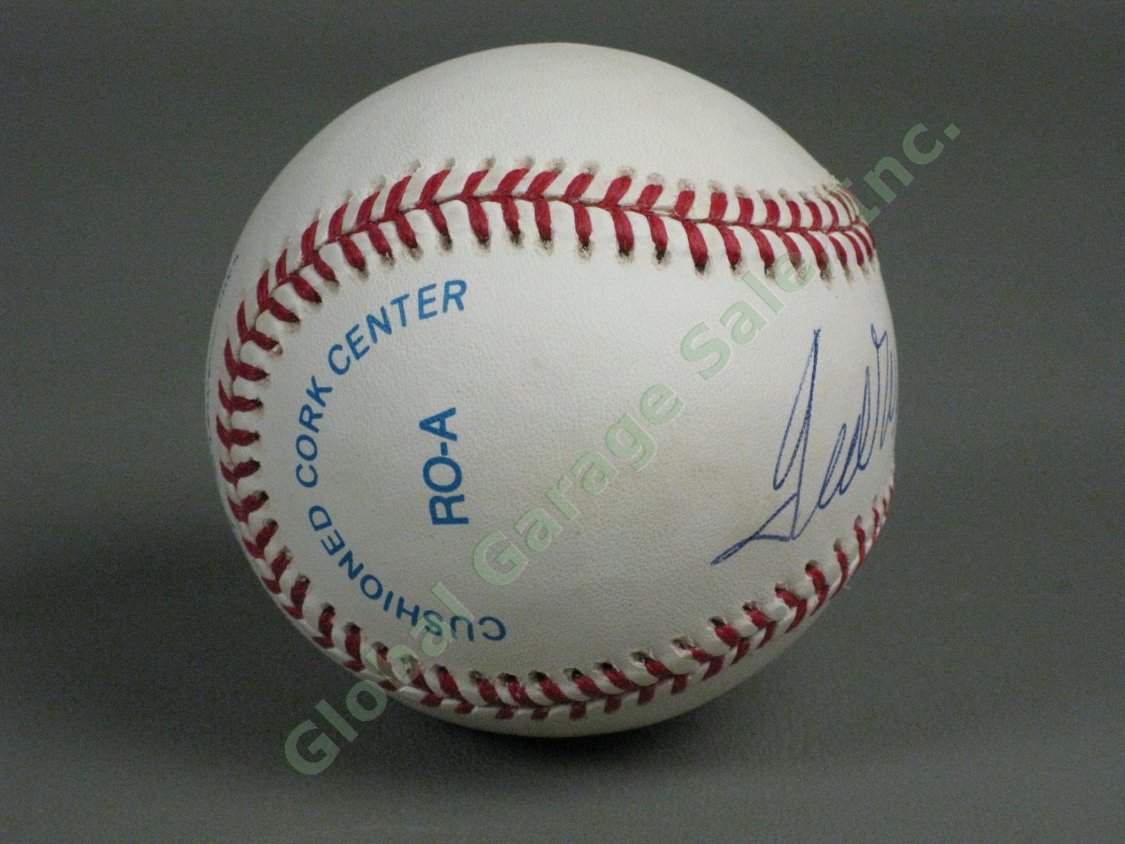 Ted Williams Boston Red Sox Hand Signed American League Bobby Brown Baseball NR! 2