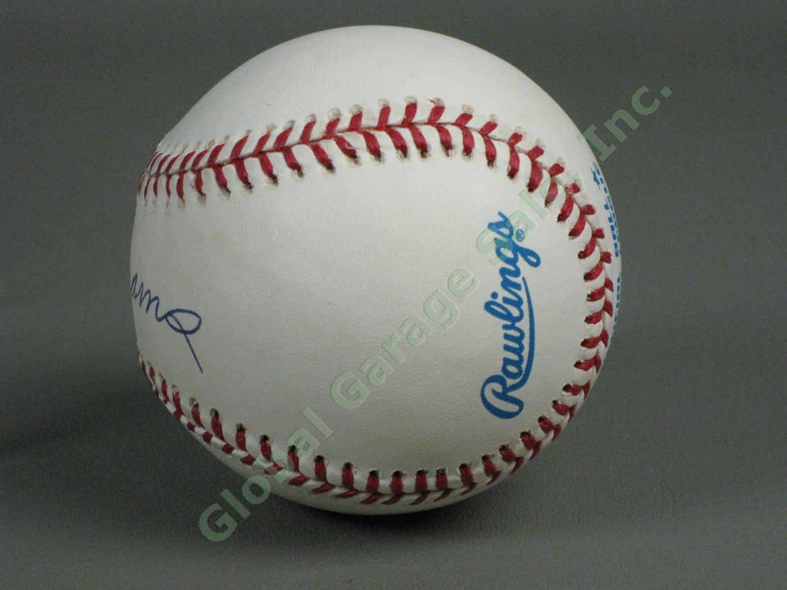 Ted Williams Boston Red Sox Hand Signed American League Bobby Brown Baseball NR! 3