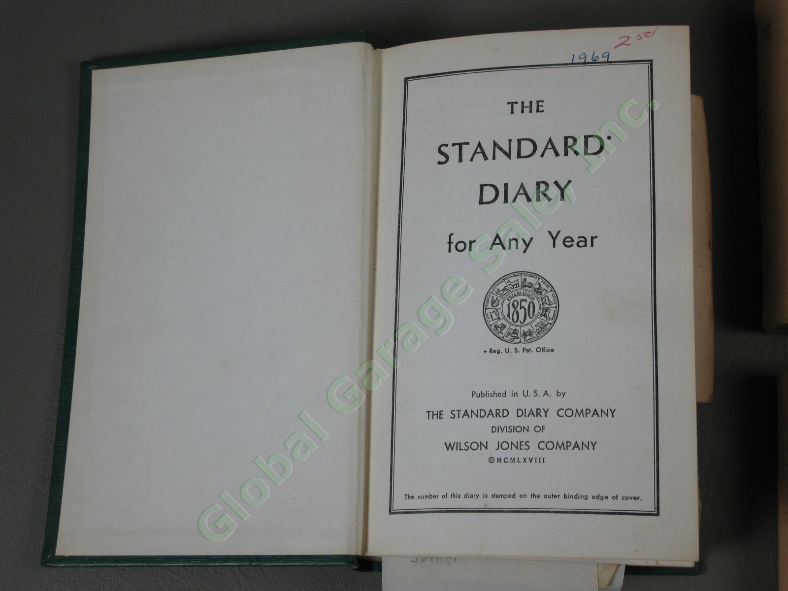 14 Vtg 1969-1985 Handwritten Diary Lot Esmond Rhode Island Burlington Vermont 3