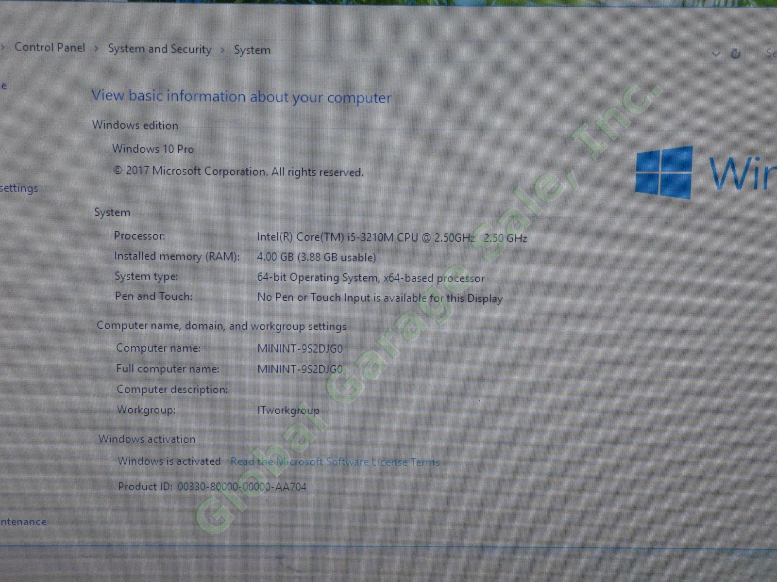 HP ProBook 4540s Laptop Intel i5 2.50GHz 294GB 4GB RAM Windows 10 Pro Refurb 1