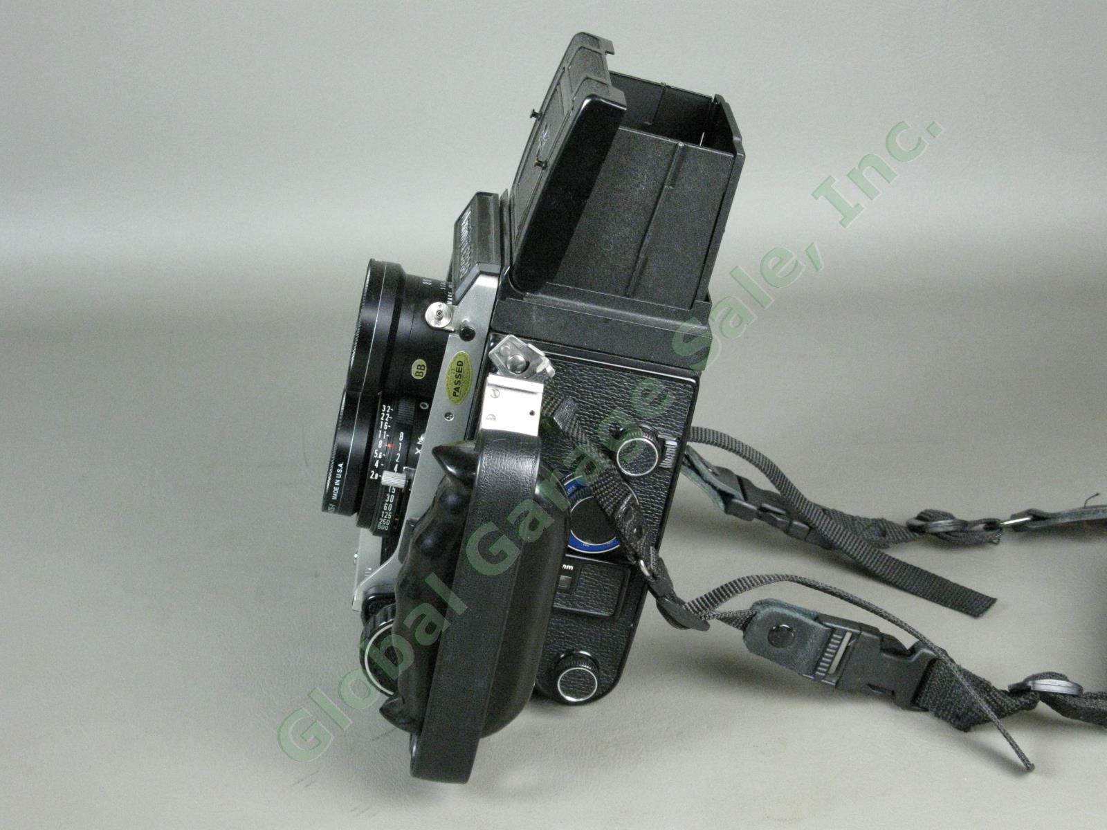 Mamiya C330 Professional S TLR Camera Sekor 80mm f/2.8 Blue Dot Lens + Grip NR!! 1