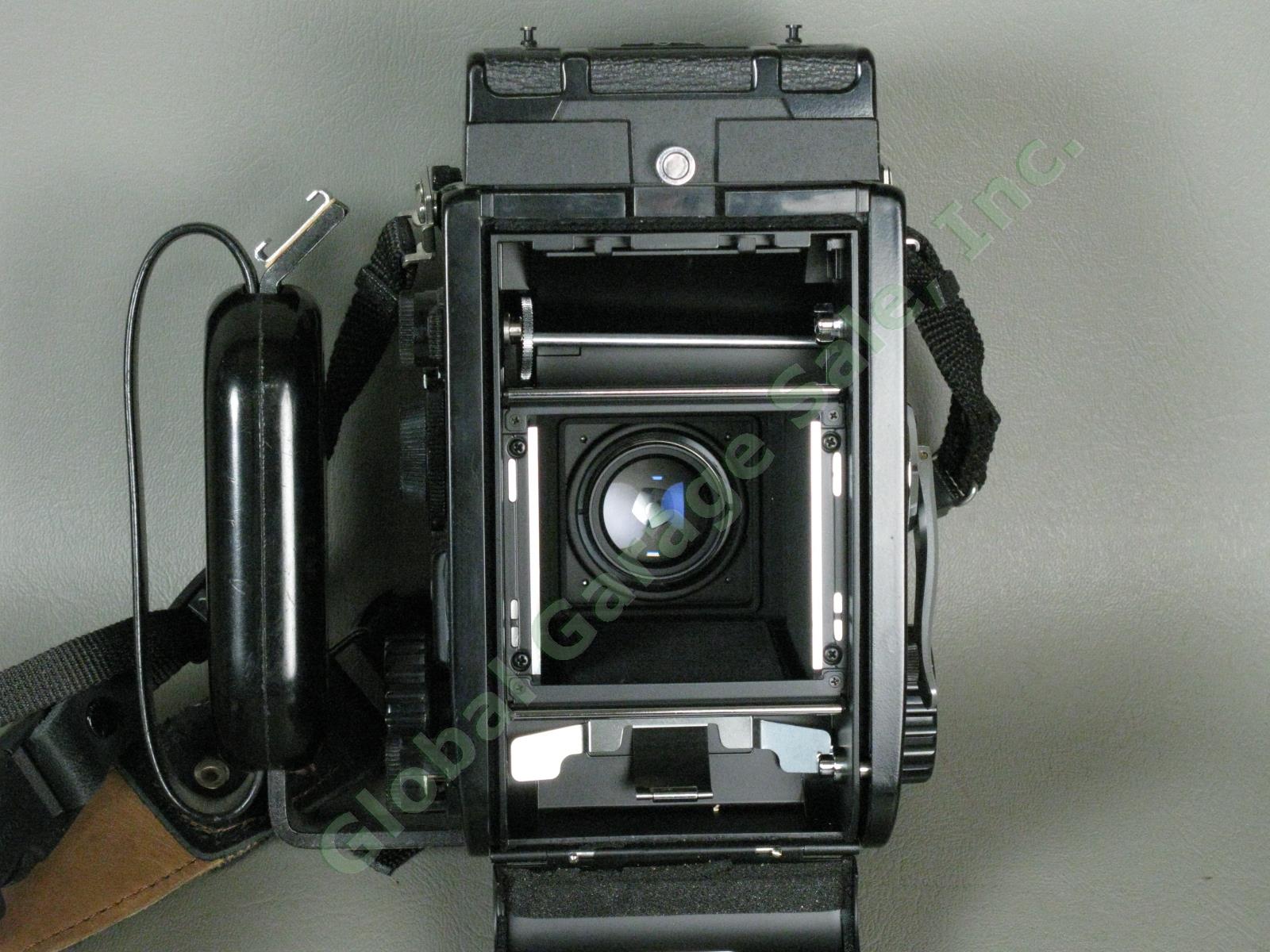 Mamiya C330 Professional S TLR Camera Sekor 80mm f/2.8 Blue Dot Lens + Grip NR!! 9