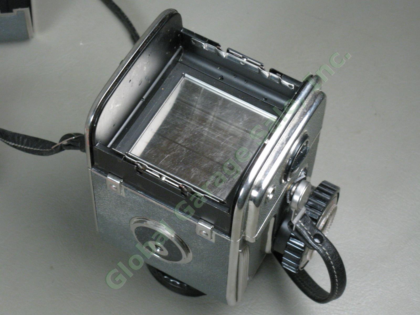 Vtg Zenza Bronica D Deluxe 6x6 Camera Nikkor-P 75mm f/2.8 Lens + Extra Film Back 11