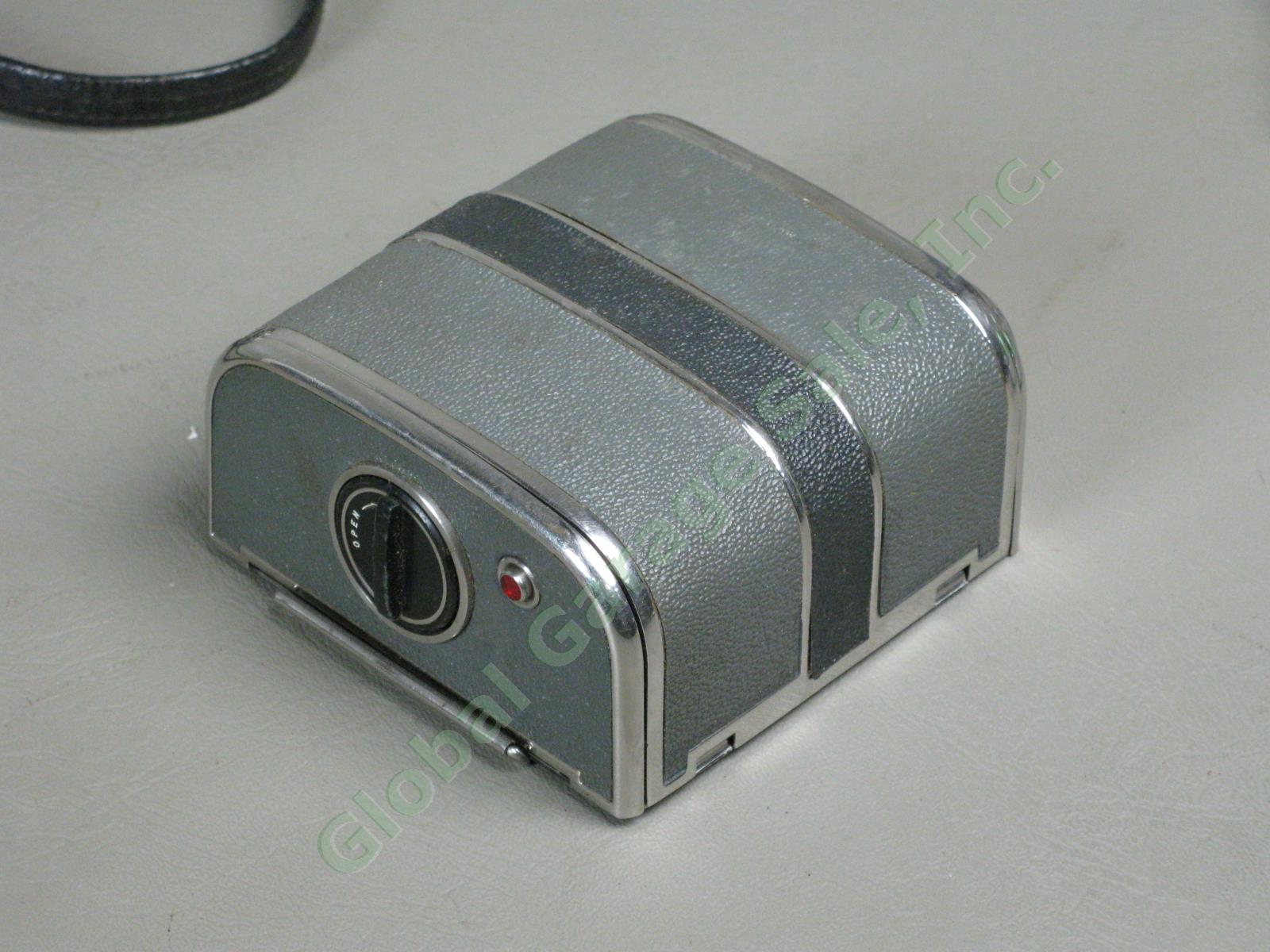 Vtg Zenza Bronica D Deluxe 6x6 Camera Nikkor-P 75mm f/2.8 Lens + Extra Film Back 13