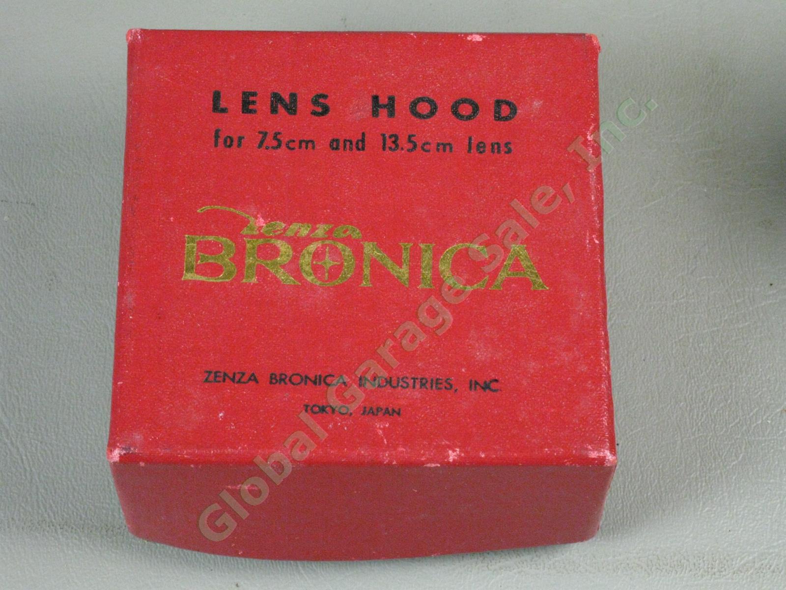 Vintage Nippon Nikkor-Q 13.5cm 135mm f/3.5 Camera Lens For Bronica Z/D + Hood NR 10