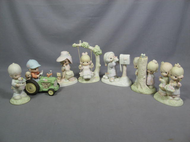 7 Precious Moments Enesco Figurines Collection Lot NR!