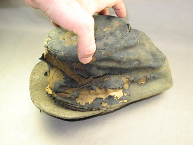 Antique Original VTG United States US Civil War Union Military Kepi Hat Cap Pin 5