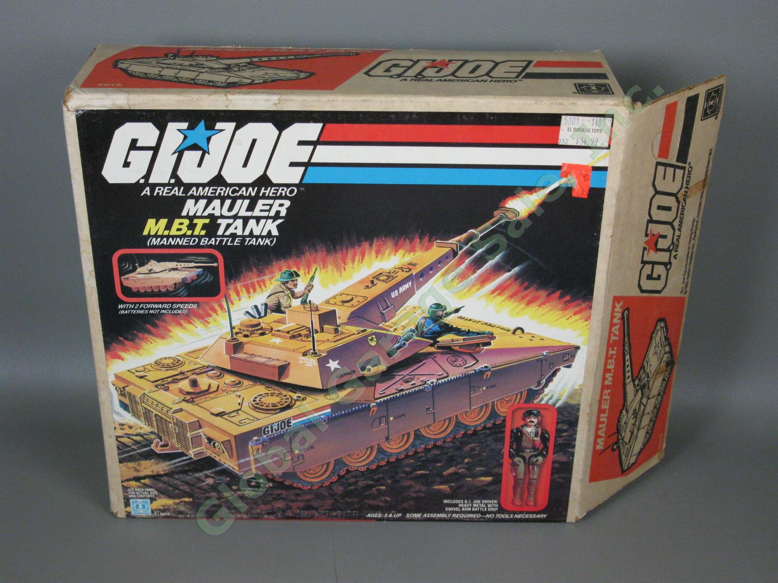 100% COMPLETE Vintage 1985 GI Joe Mauler MBT Manned Battle Tank Heavy Metal NR 15
