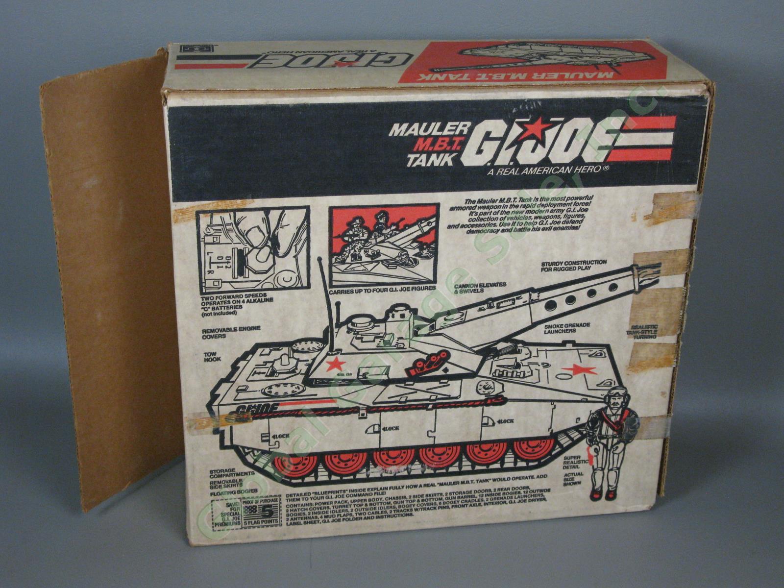 100% COMPLETE Vintage 1985 GI Joe Mauler MBT Manned Battle Tank Heavy Metal NR 17