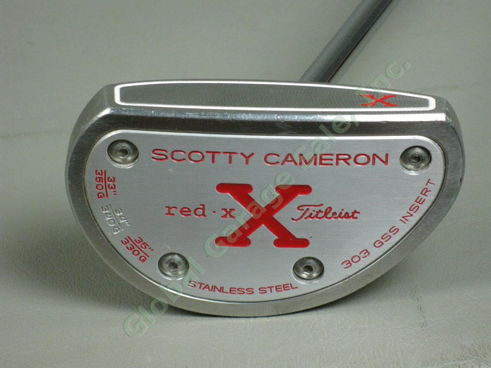Titleist Scotty Cameron 34" 340g 3 Dot Red X X2 Putter 303 GSS Insert Golf Club 1