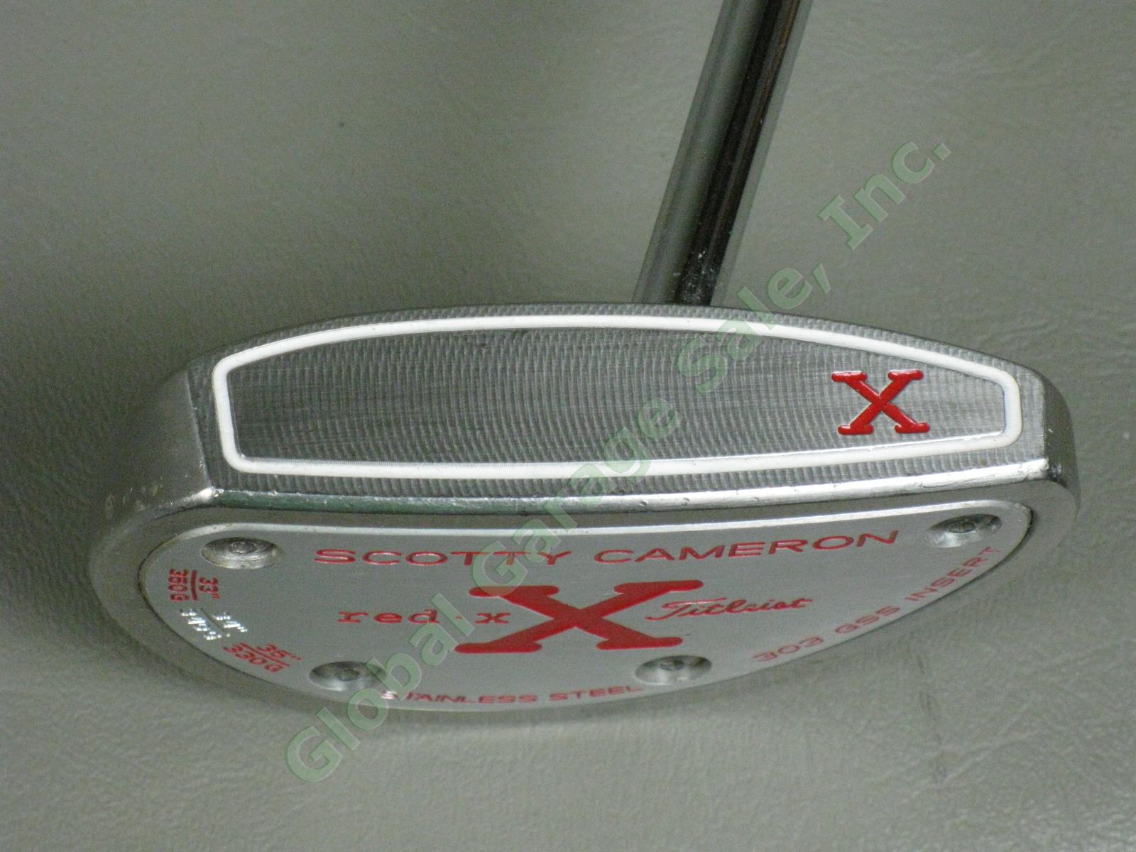 Titleist Scotty Cameron 34" 340g 3 Dot Red X X2 Putter 303 GSS Insert Golf Club 2