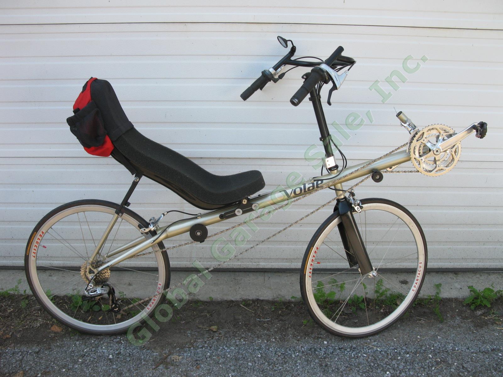 Volae Club Recumbent Bike Bicycle Shimano Sram Velocity 650x23C One Owner EXC! 11