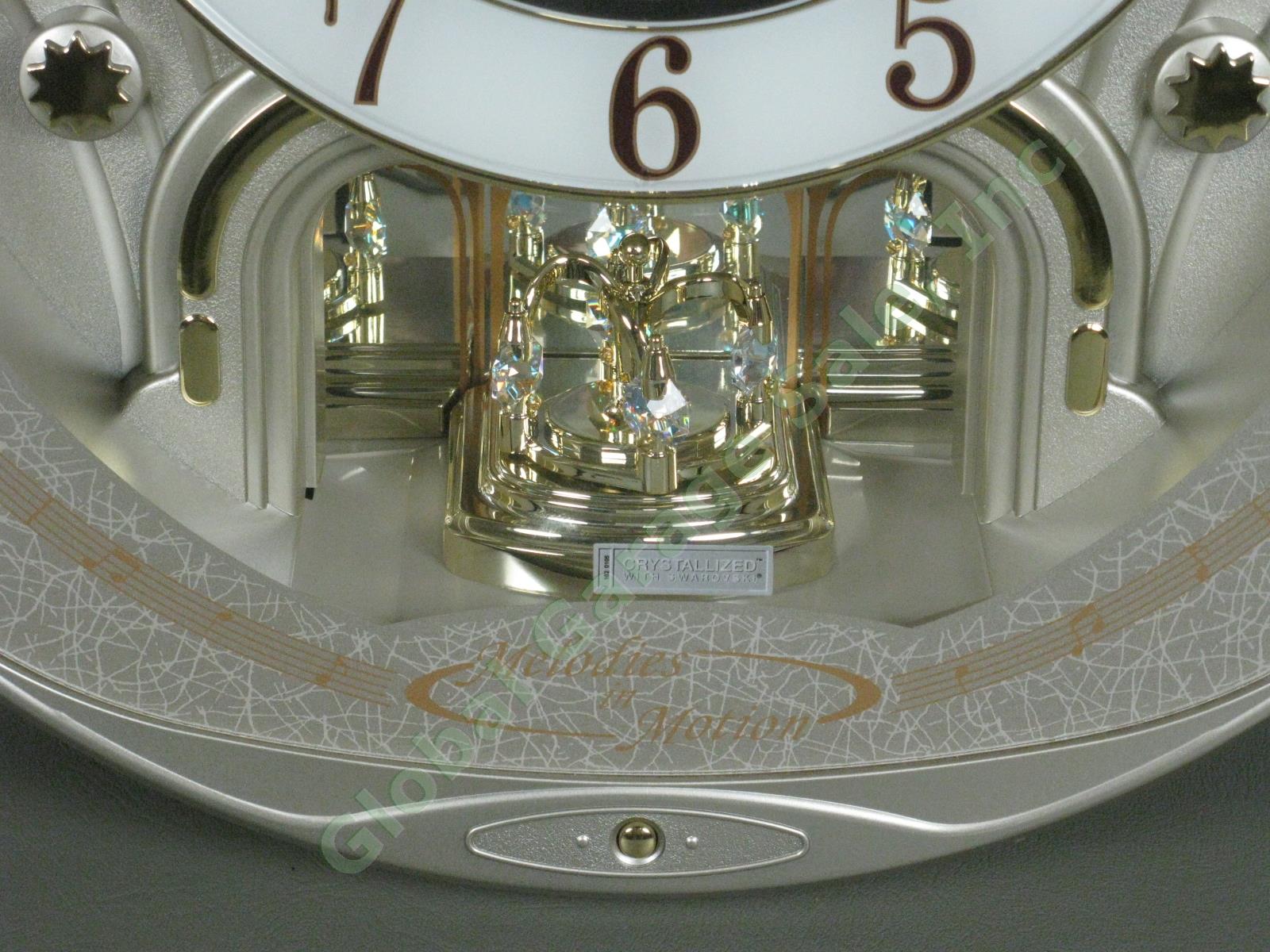 NEW IN BOX Seiko Beatles Melodies in Motion Clock Swarovski Crystals QXM134BRH 5