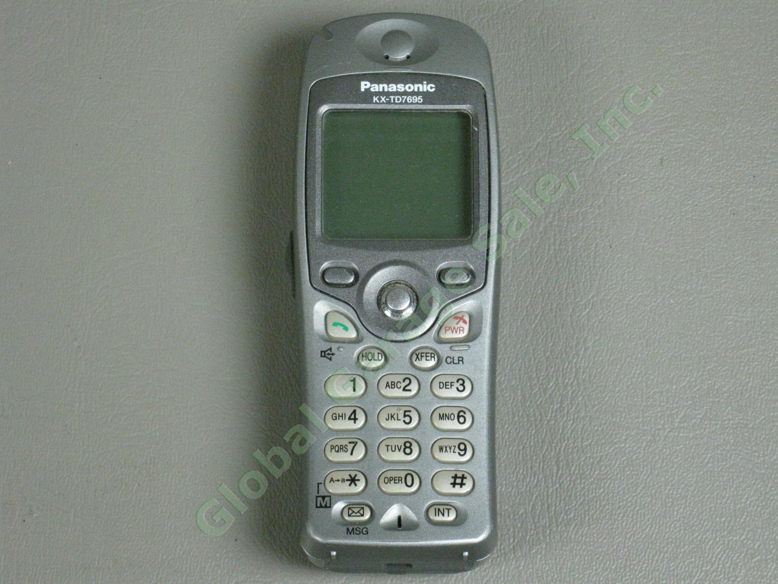 WORKING Panasonic KX-TD7695 DECT 6.0 Cordless Portable Phone Handset Charger NR 1