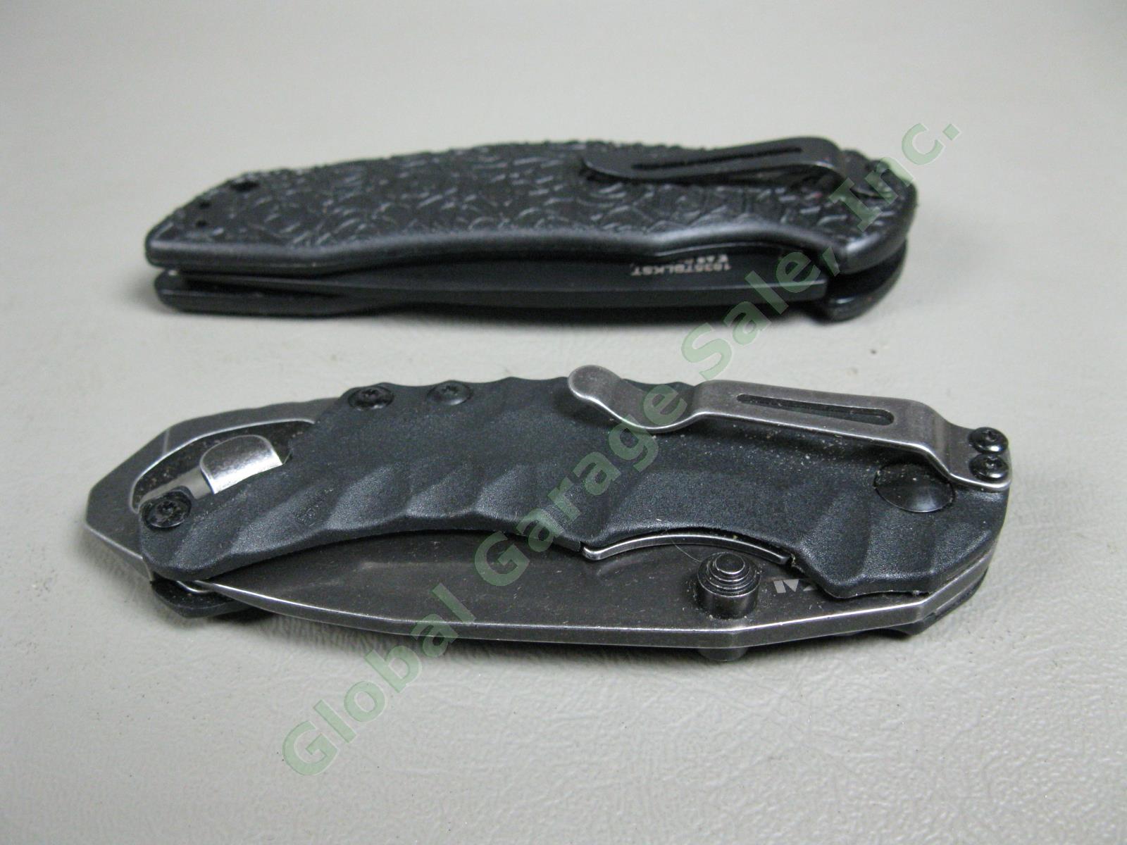 4 Kershaw Folding Pocket Knife Lot 2 LEEK Spring Assisted Serrated Ken Onion NR 14