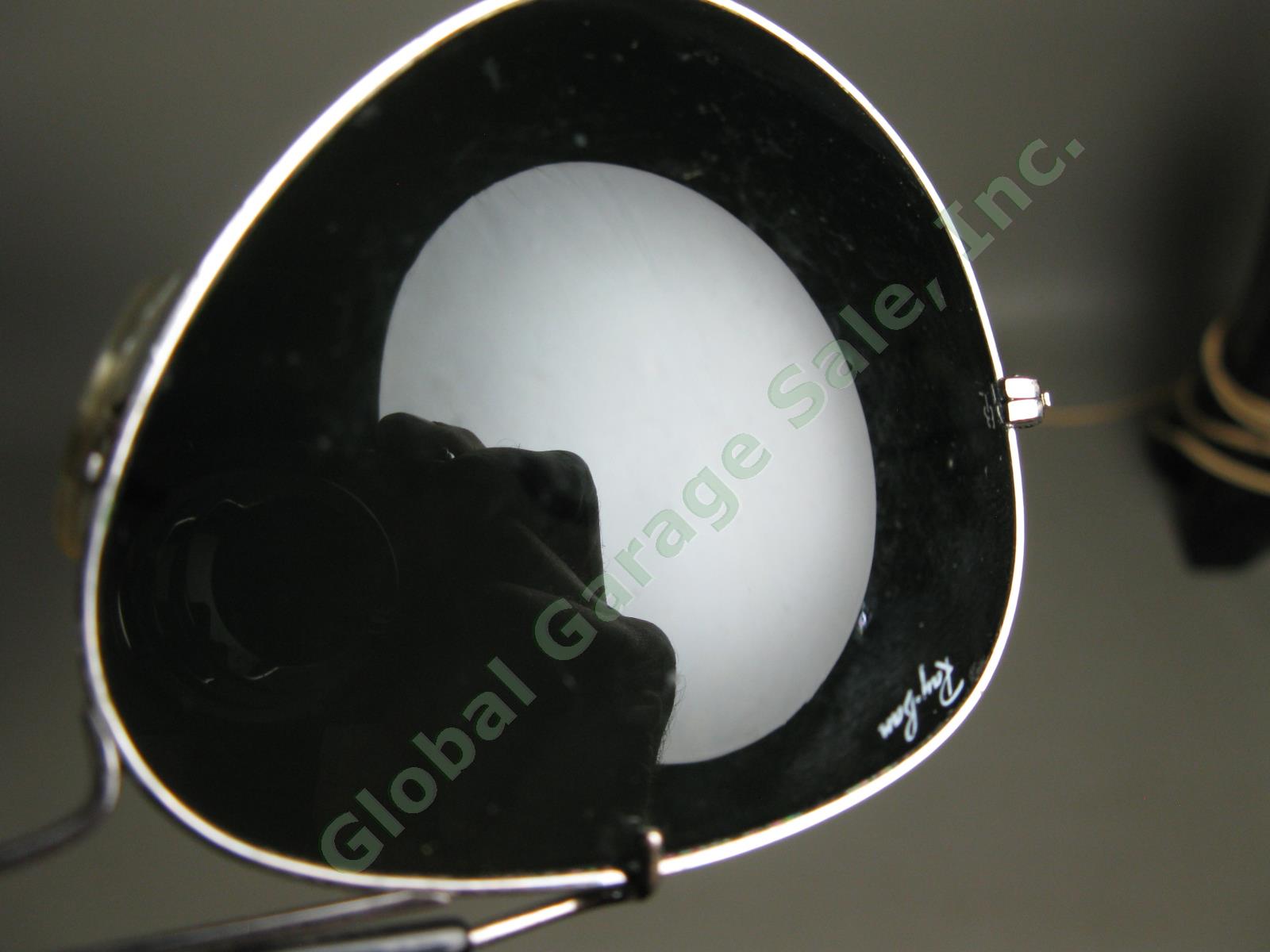 Vtg Bausch + Lomb Ray-Ban Large Aviator Sunglasses 62-14 Green Lenses w/ Case 10