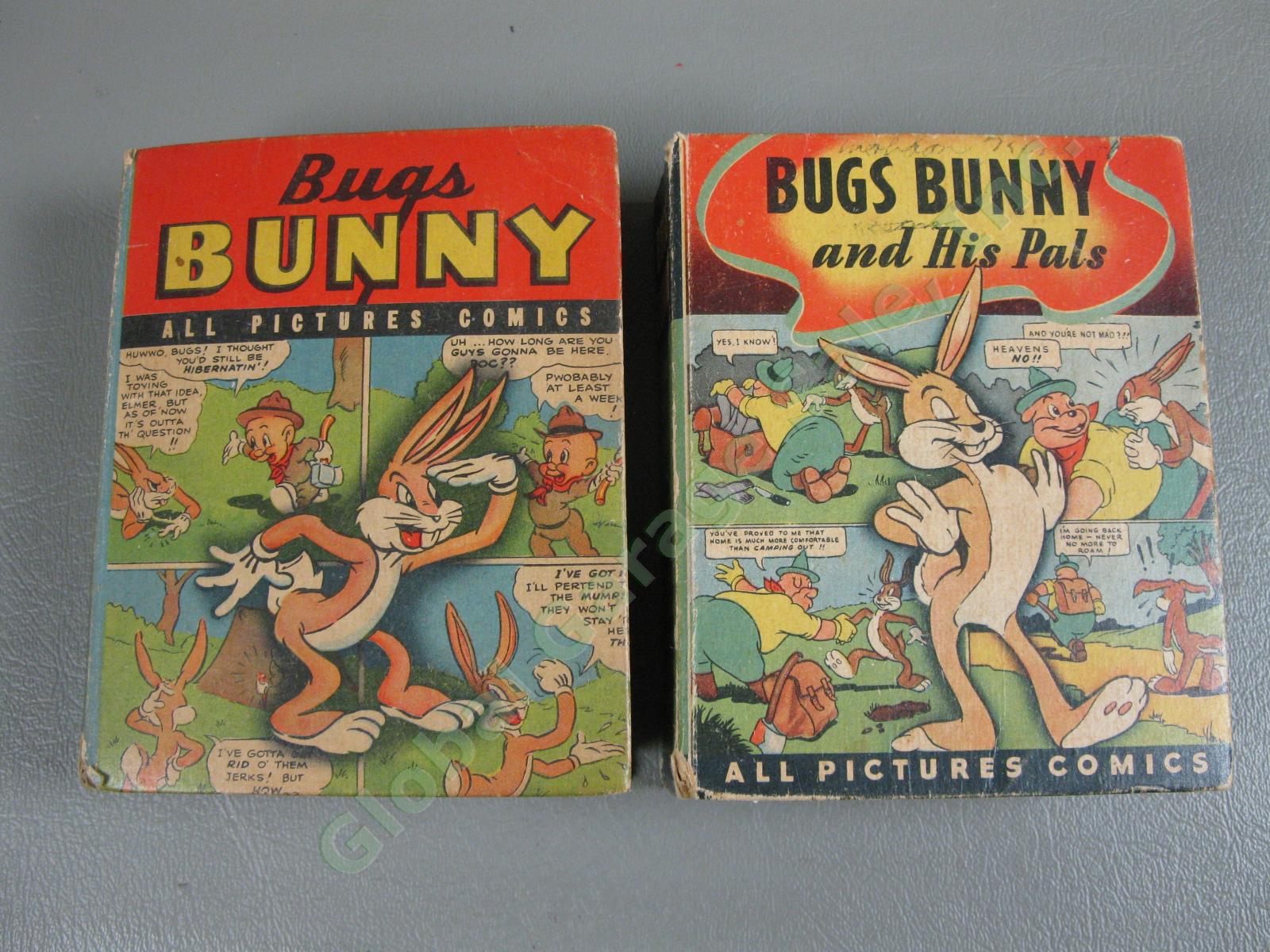 7 Vtg Bugs Bunny Donald Duck Big/Better Little Books Lot Ghost Morgans Treasure 1