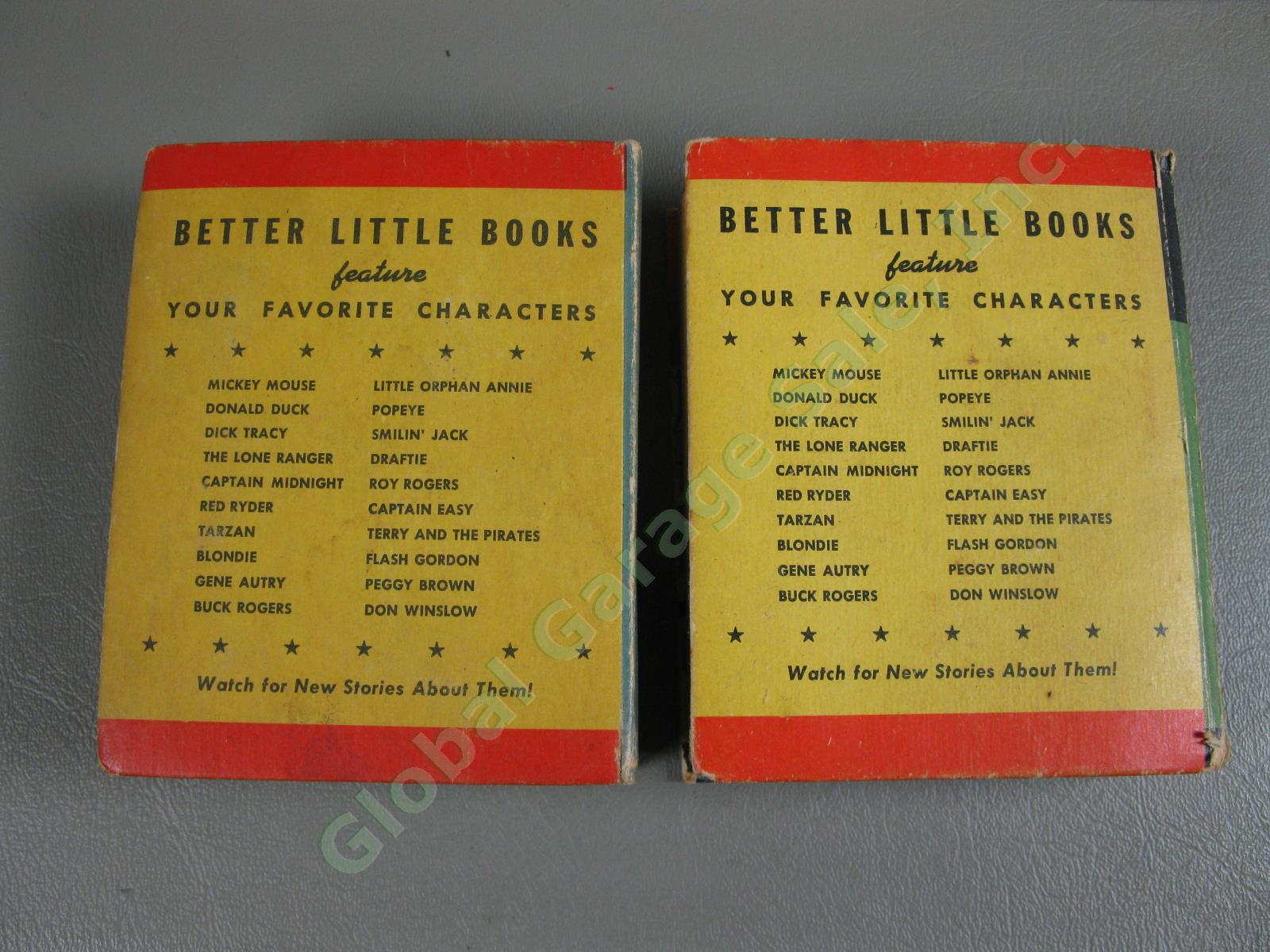 7 Vtg Bugs Bunny Donald Duck Big/Better Little Books Lot Ghost Morgans Treasure 2
