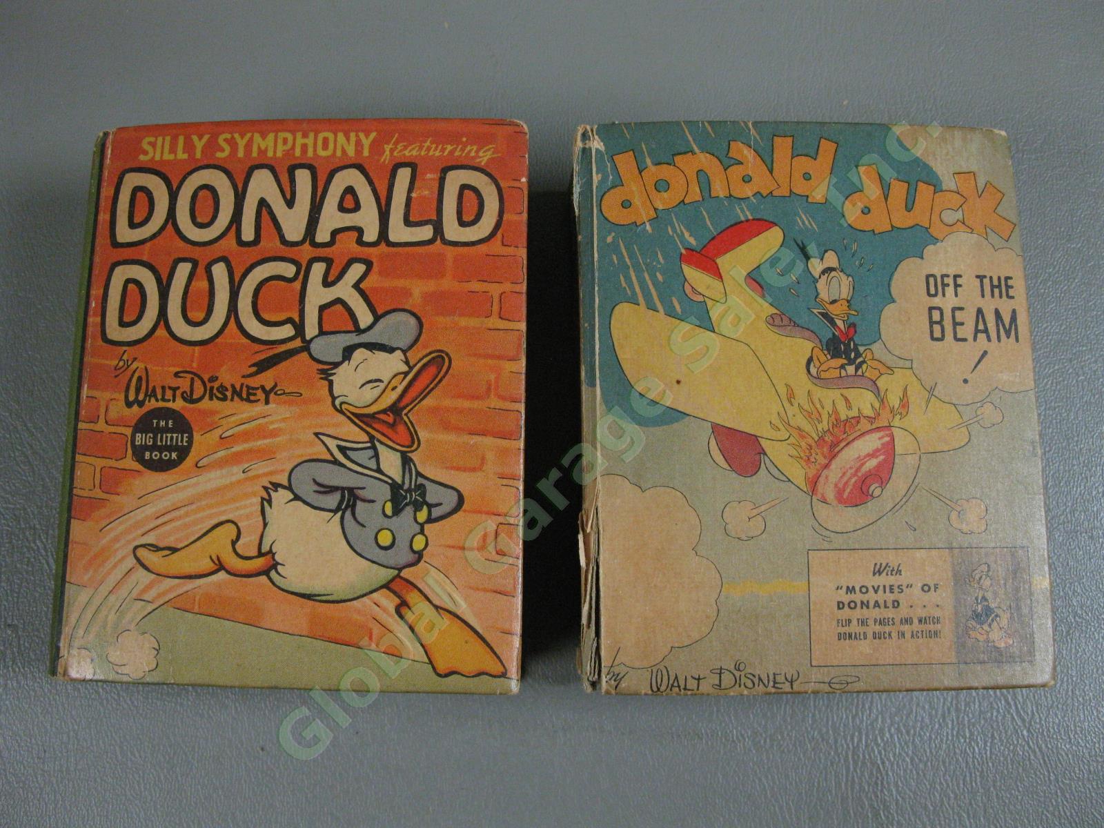 7 Vtg Bugs Bunny Donald Duck Big/Better Little Books Lot Ghost Morgans Treasure 3