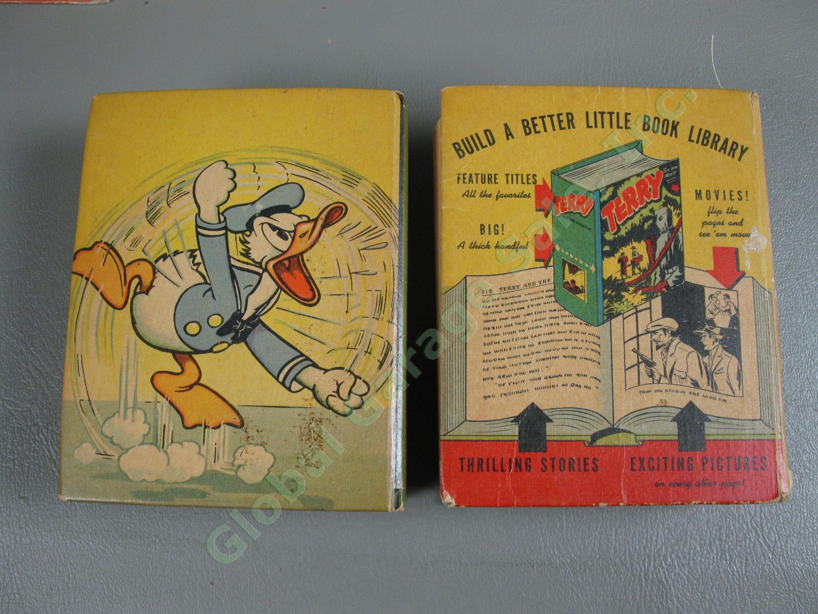 7 Vtg Bugs Bunny Donald Duck Big/Better Little Books Lot Ghost Morgans Treasure 4