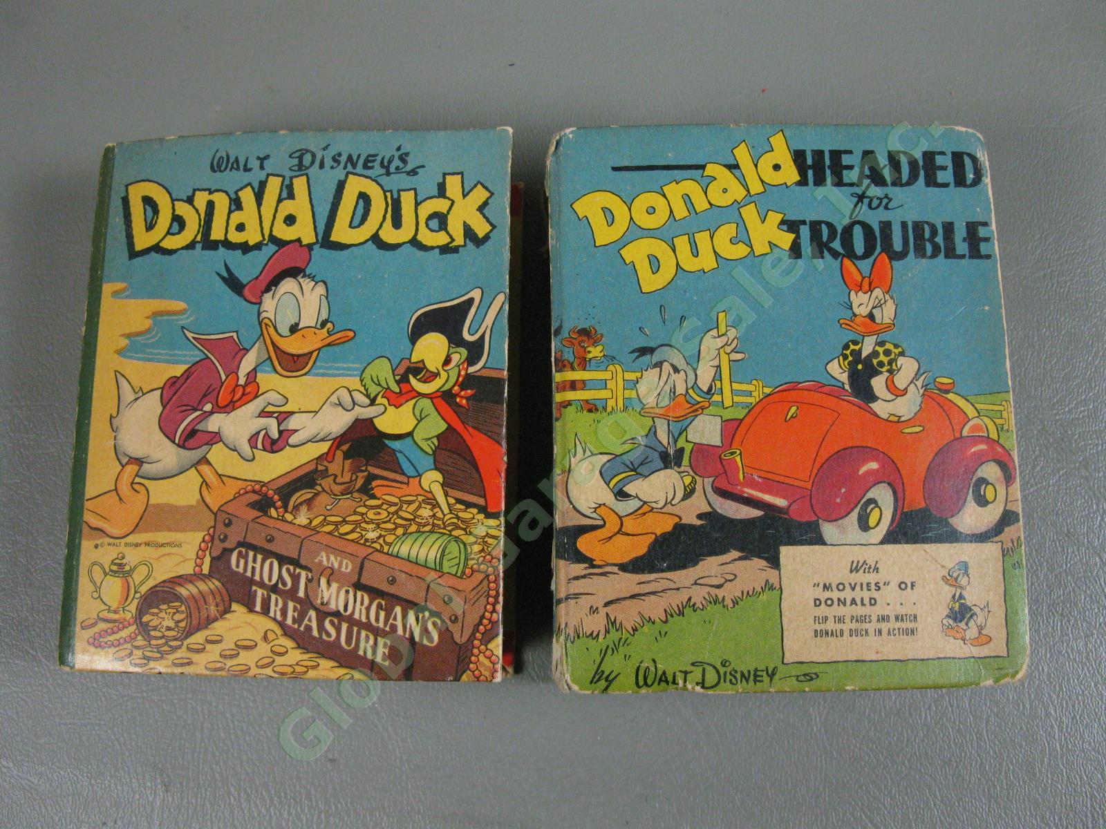 7 Vtg Bugs Bunny Donald Duck Big/Better Little Books Lot Ghost Morgans Treasure 5