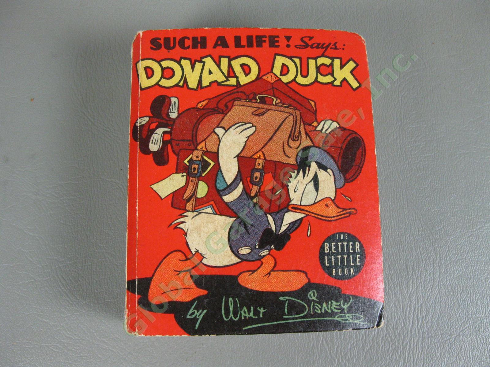 7 Vtg Bugs Bunny Donald Duck Big/Better Little Books Lot Ghost Morgans Treasure 7