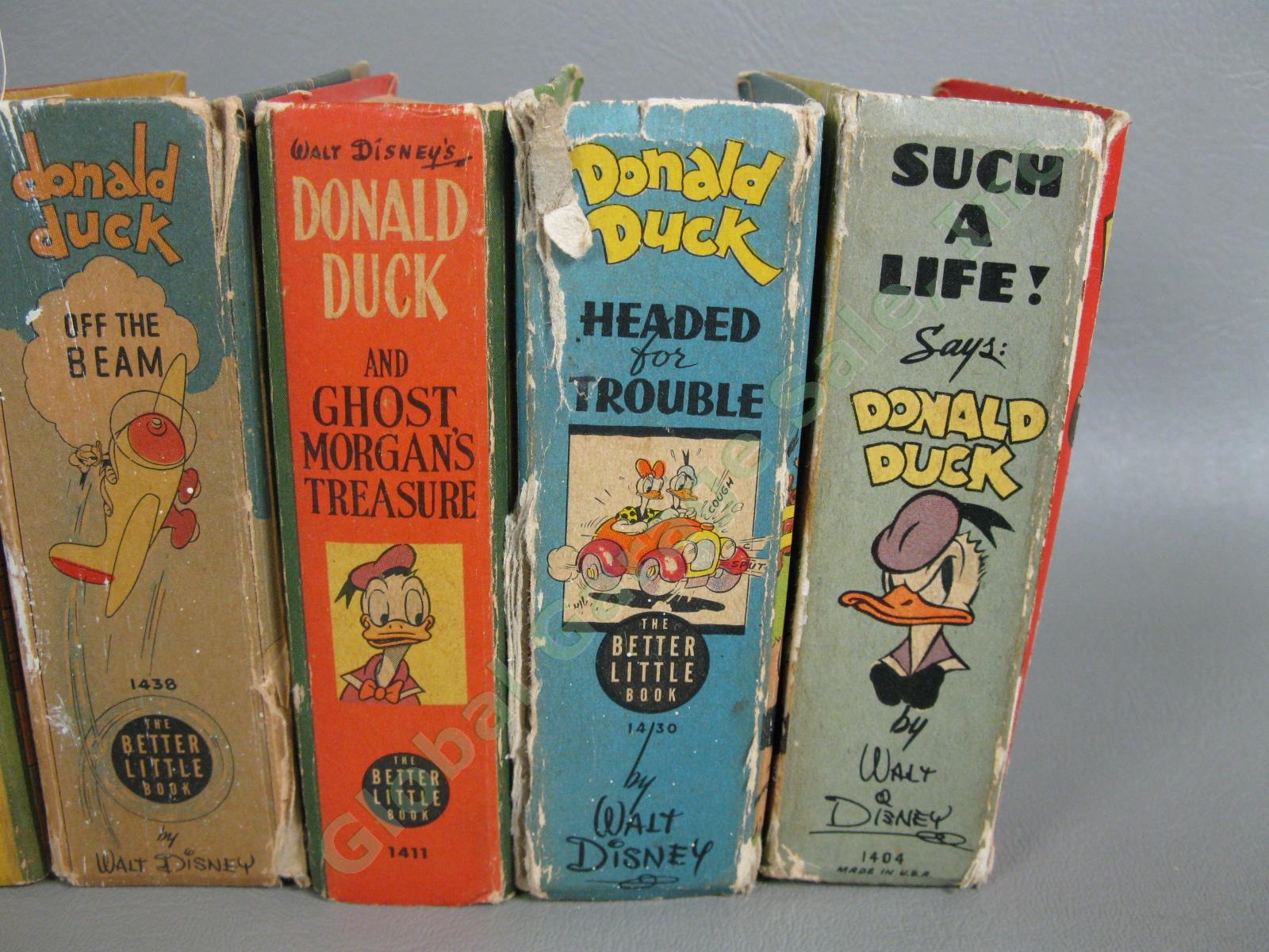 7 Vtg Bugs Bunny Donald Duck Big/Better Little Books Lot Ghost Morgans Treasure 10
