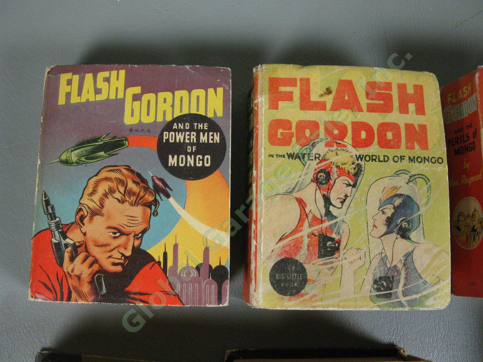 12 Vtg Flash Gordon Big/Better Little Books Lot 1110 Planet Mongo Jungles Forest 9