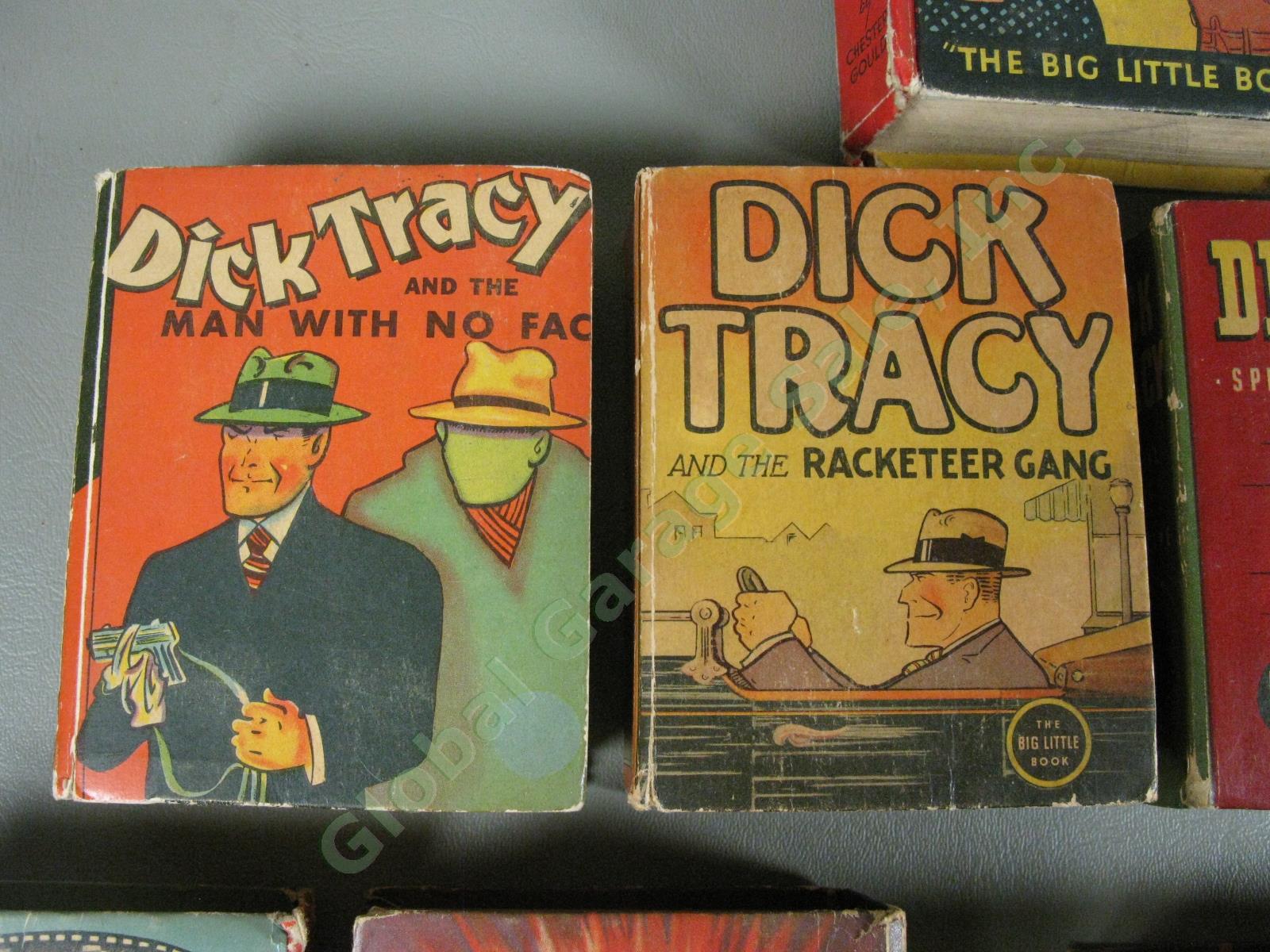 Vtg 14 Dick Tracy Big/Better Little Books Lot Penfield Mystery Voodoo Island +NR 7