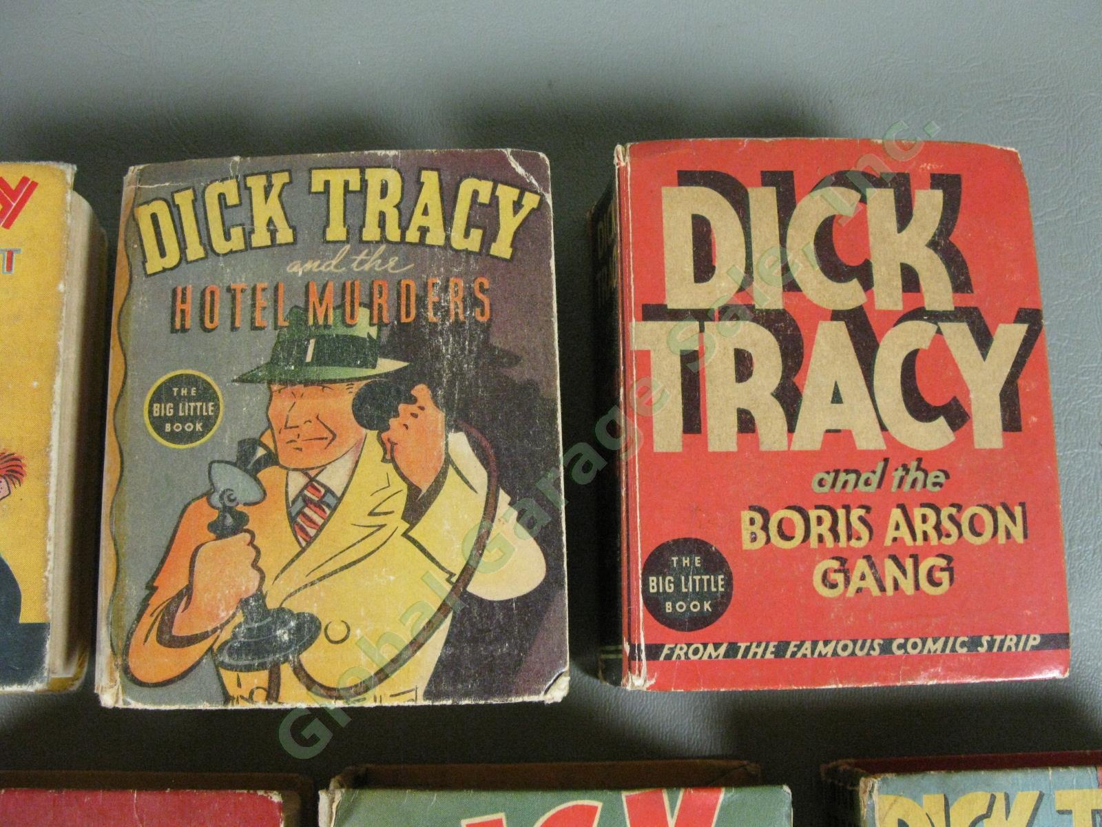 Vtg 14 Dick Tracy Big/Better Little Books Lot Penfield Mystery Voodoo Island +NR 9