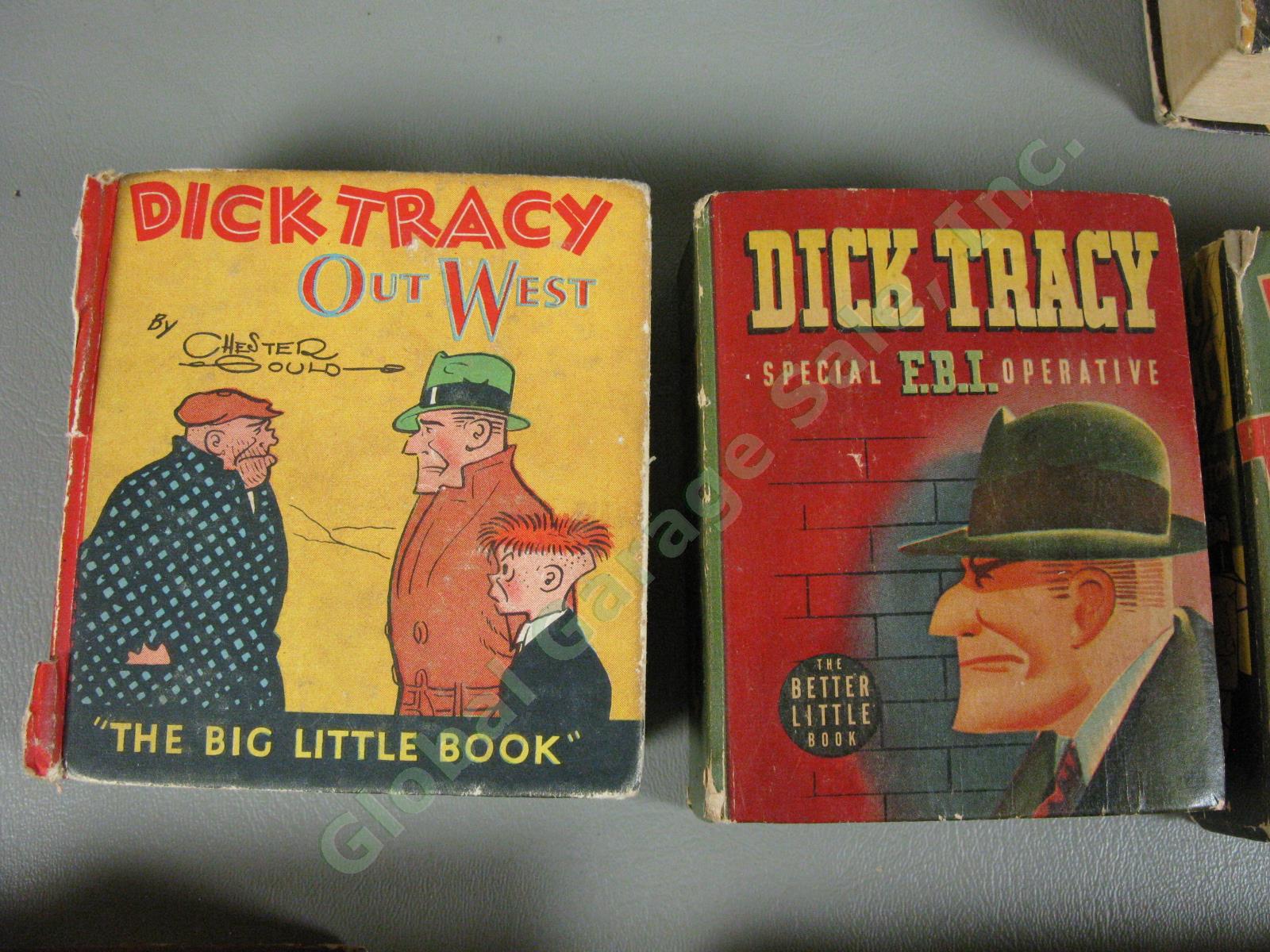 Vtg 14 Dick Tracy Big/Better Little Books Lot Penfield Mystery Voodoo Island +NR 11