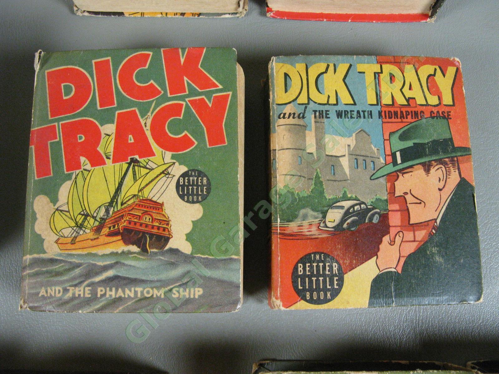 Vtg 14 Dick Tracy Big/Better Little Books Lot Penfield Mystery Voodoo Island +NR 13